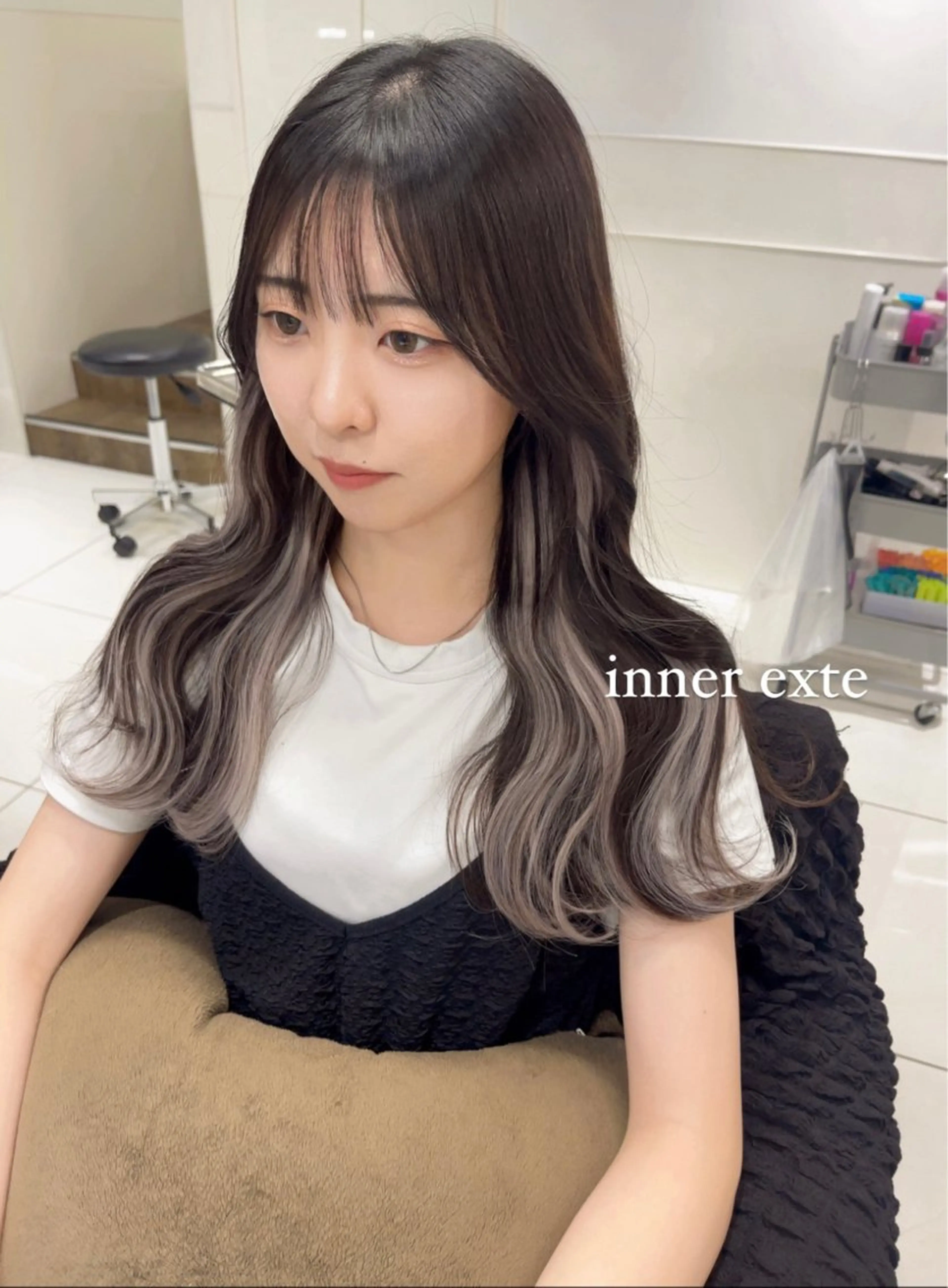 ロング エクステ エクステ りおな/髪質改善/ カラー /平尾のヘアスタイル