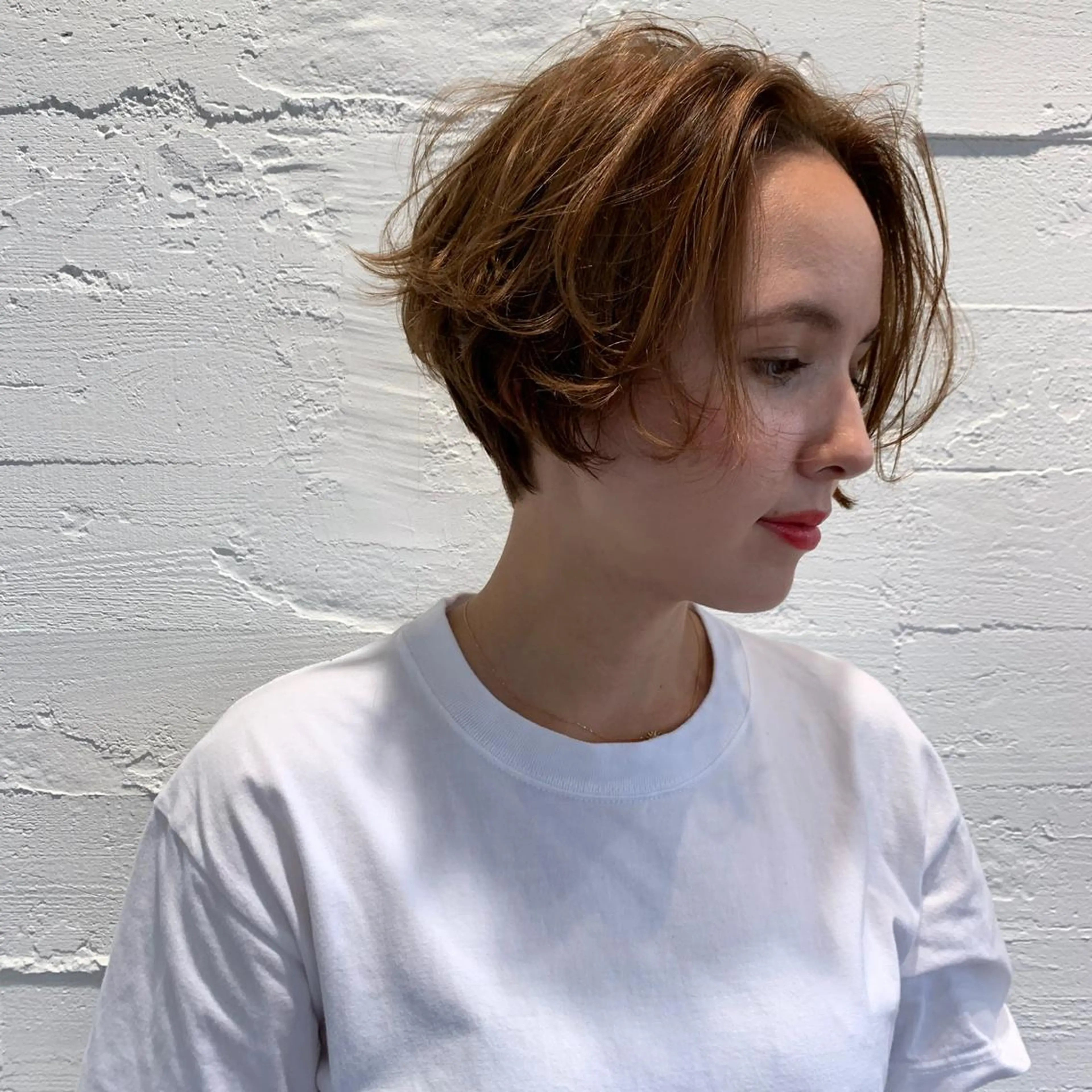 ショート カラー 柔らか透け感カラー 🌿ムロヤリョウスケのヘアスタイル