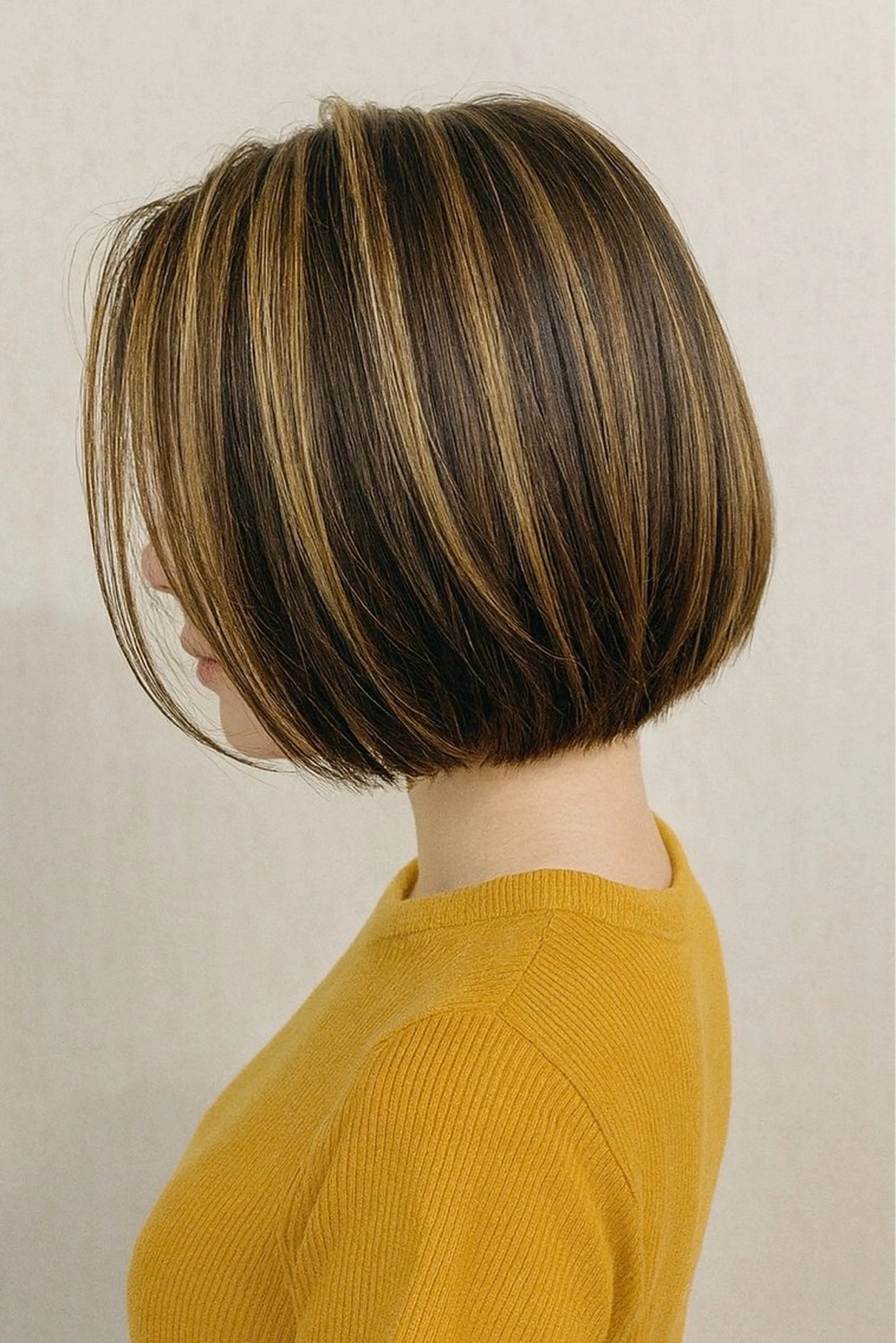 ミディアム ボブ カット miku カラー／ヘッドスパのヘアスタイル