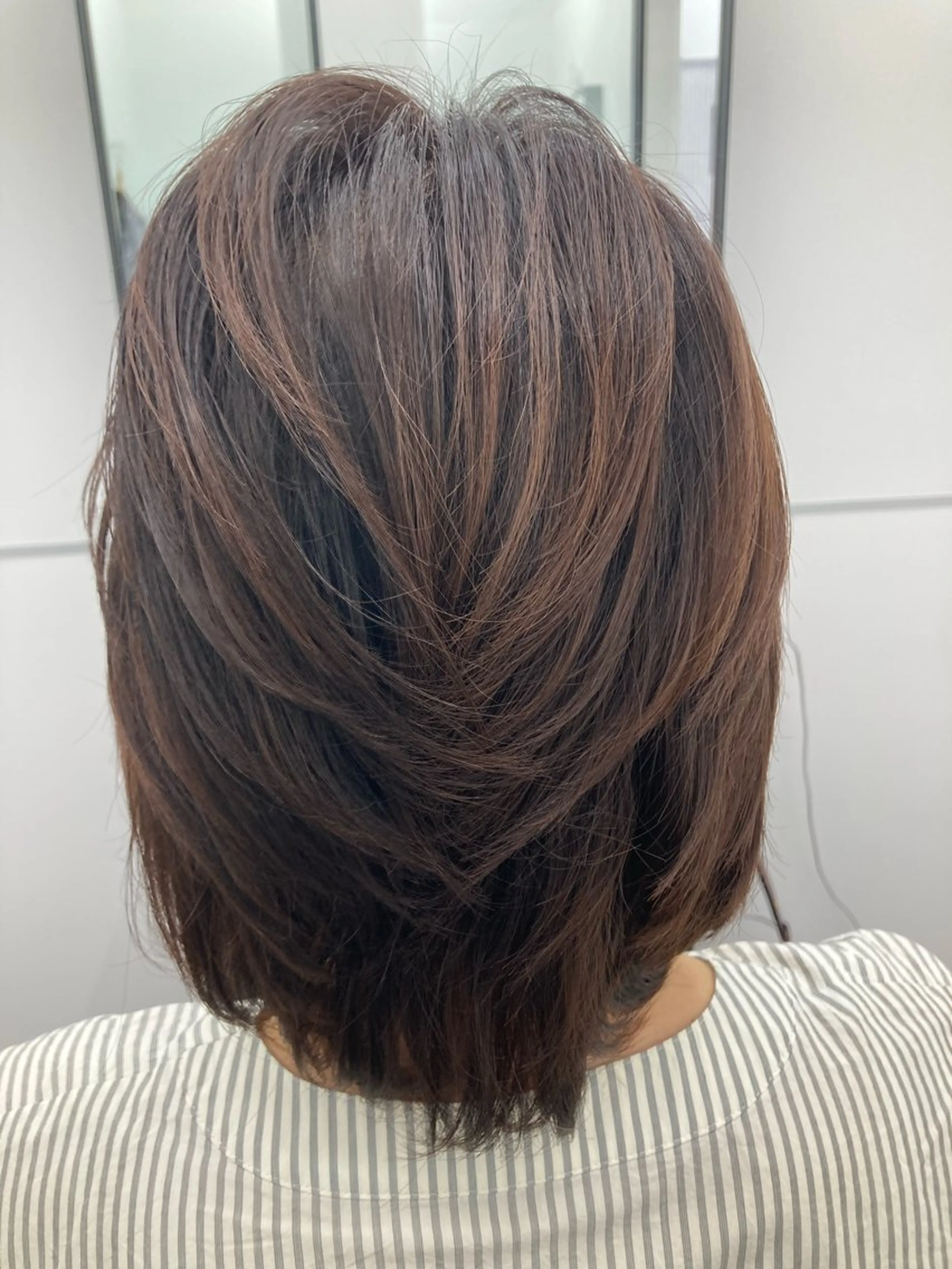 ミディアム かきあげバング レイヤーカット GOTODAY Ａrc店所属・大川 由江のその他イメージ