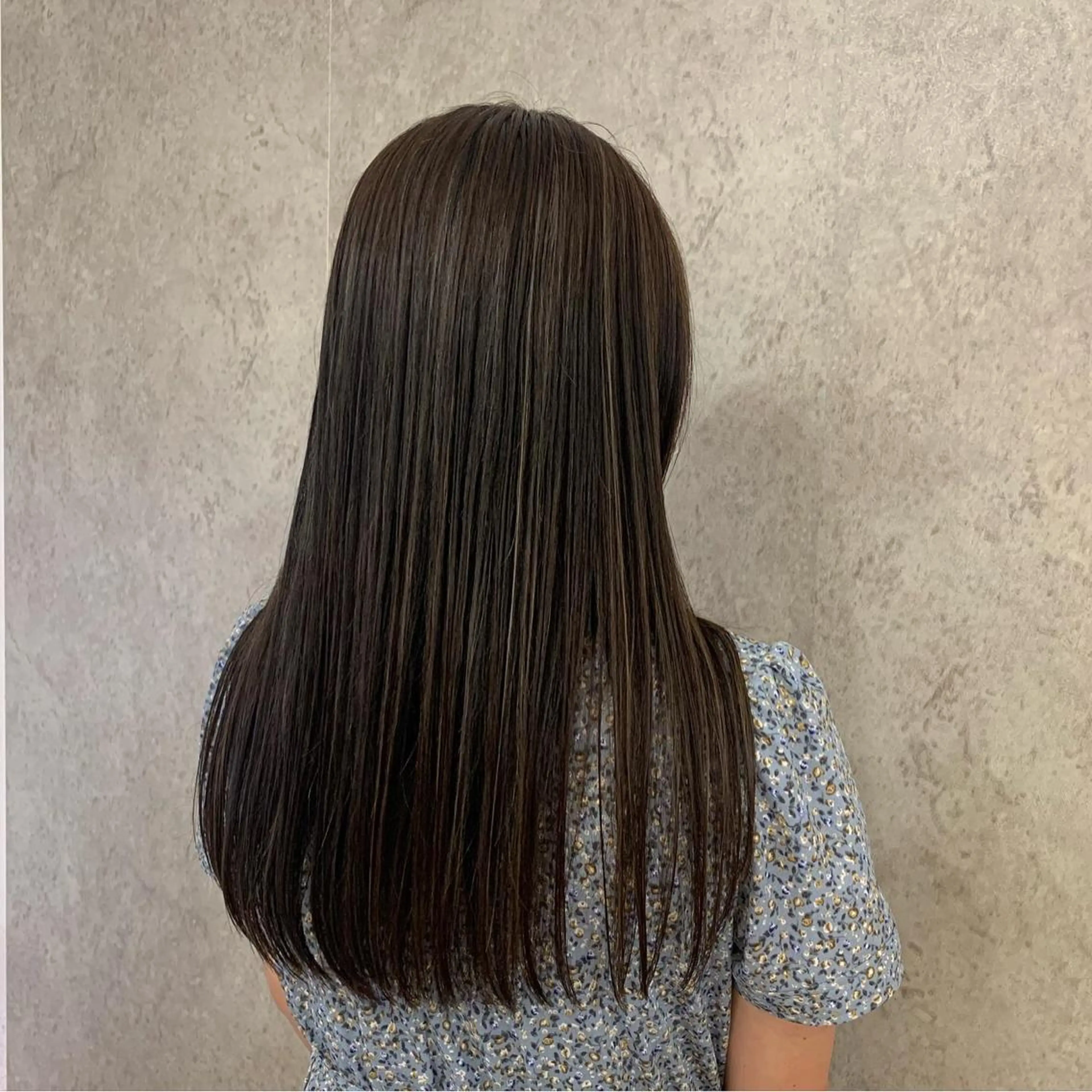 ロング カラー ハイライトカラー ハイライト カット 縮毛矯正 fit /HONOKAのヘアスタイル