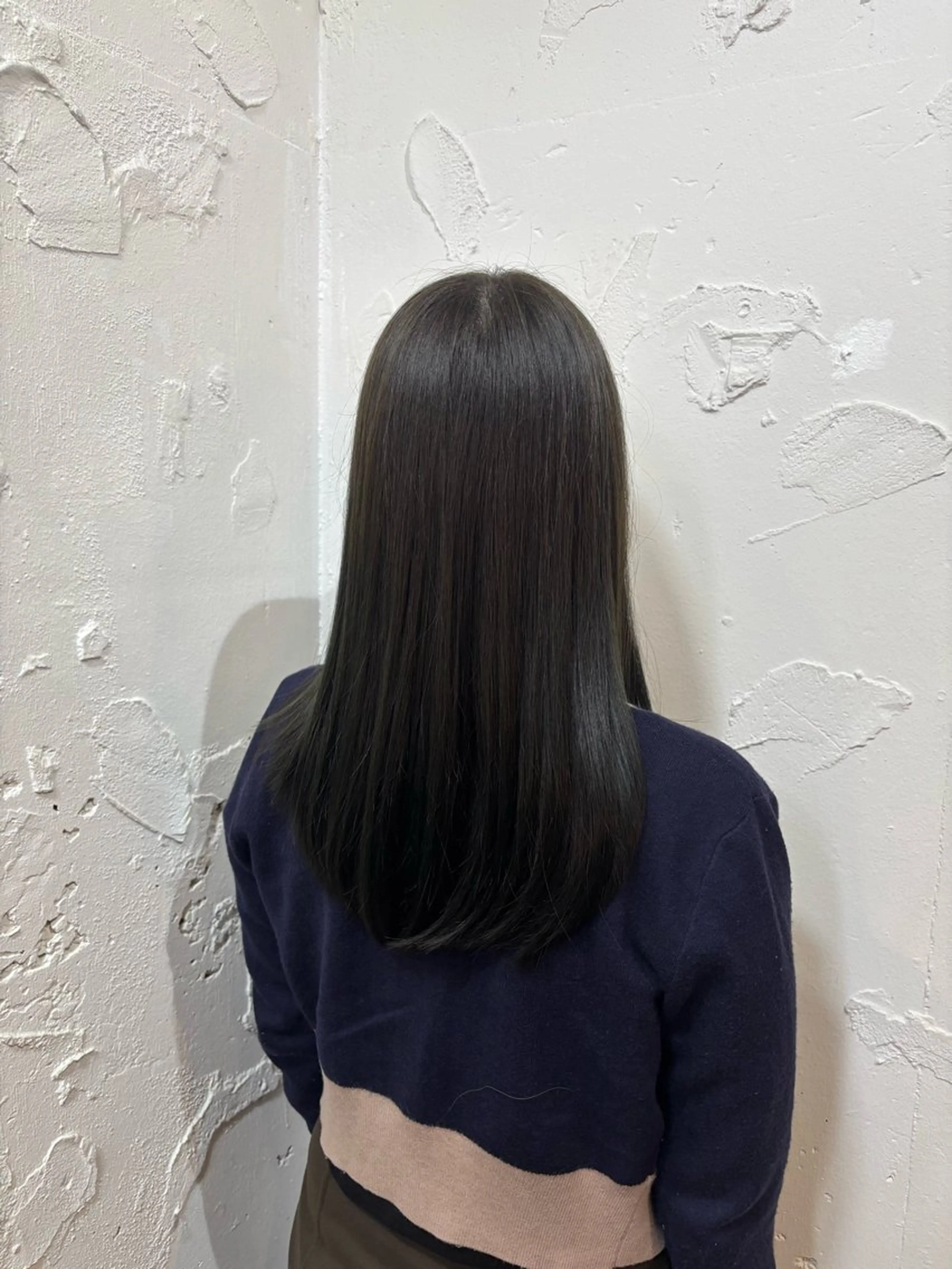 セミロング カット ヘアカラー トリートメント 髙木 雅子のヘアスタイル