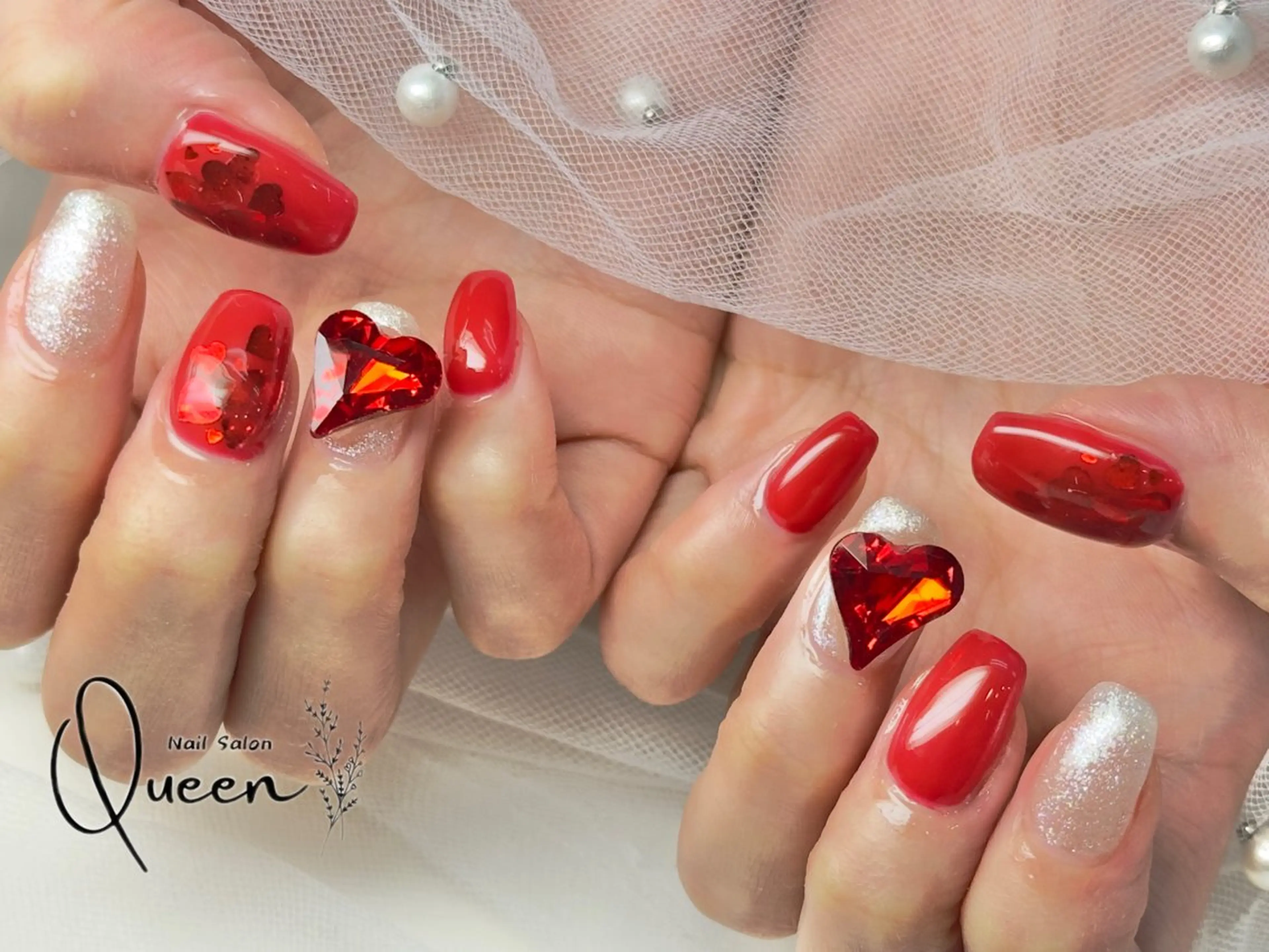 ネイル ハンドネイル Queennail 北堀江AYAのネイルデザイン