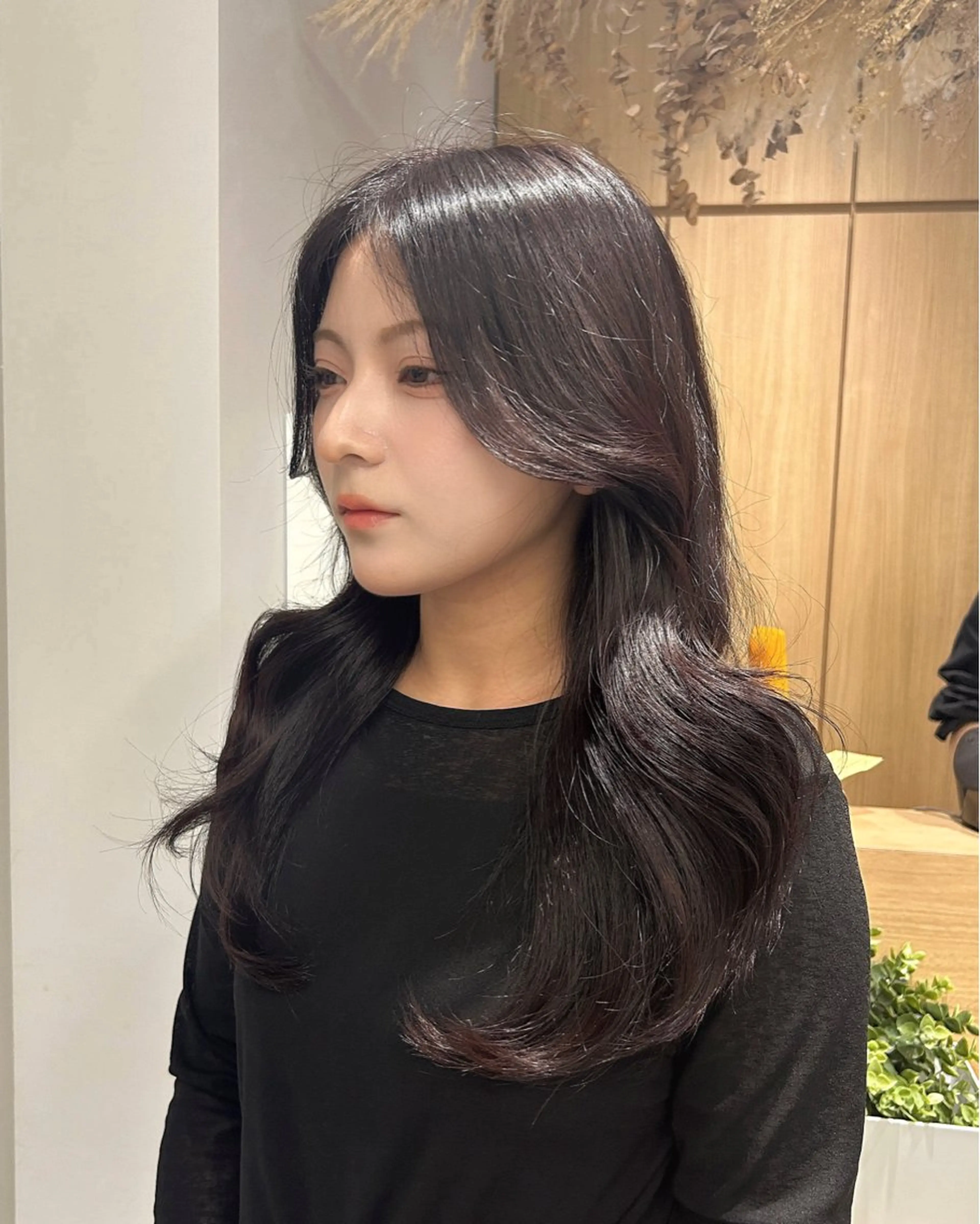 ロング カラー 韓国ヘア×レイヤー カット/上田丈也のヘアスタイル