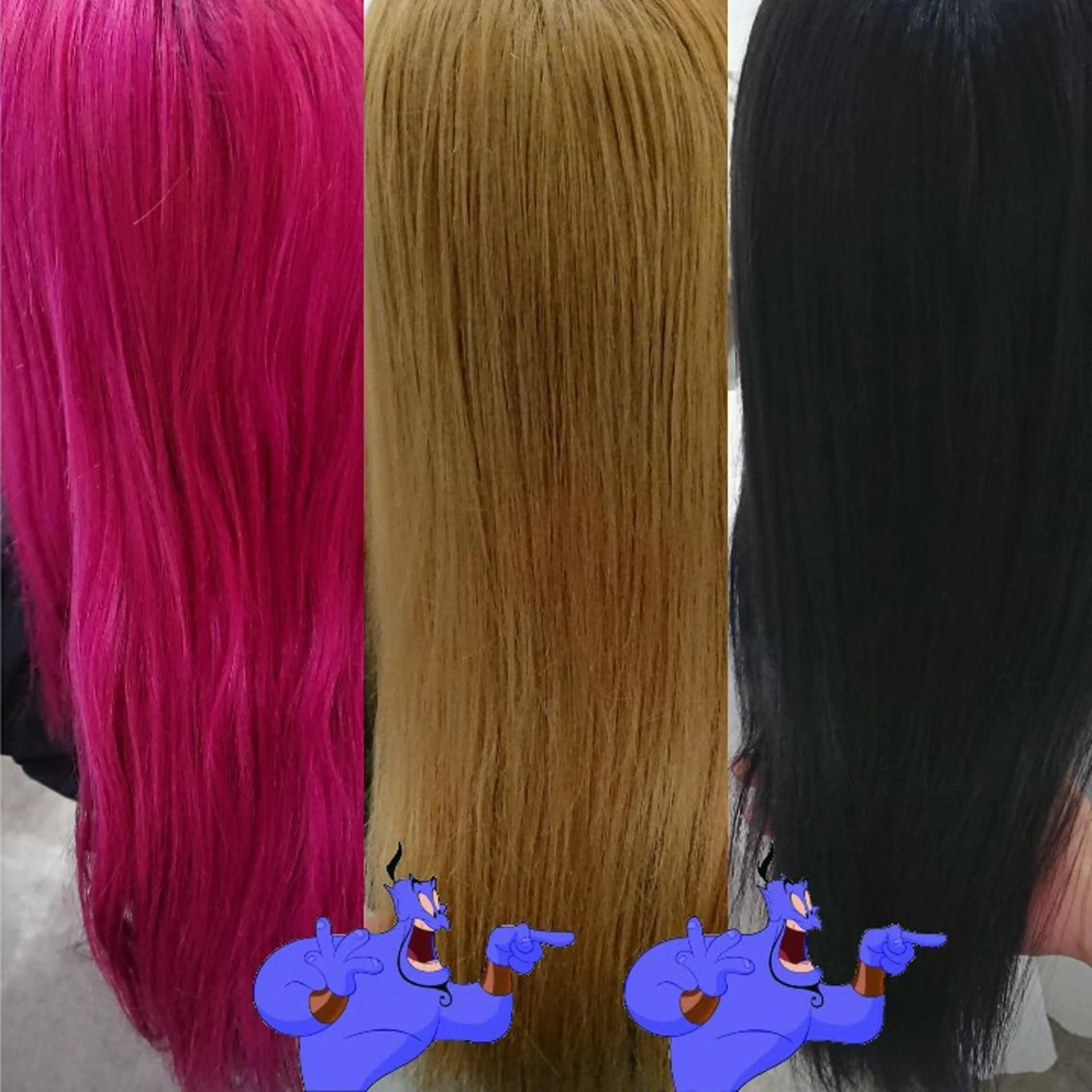 ロング カラー ヘアアレンジ アディクシーカラー ベージュカラー ブリーチ ブリーチなしカラー ピンクカラー カット ヘアカラー トリートメント かわい ゆうな 髪質改善/縮毛矯正のヘアスタイル