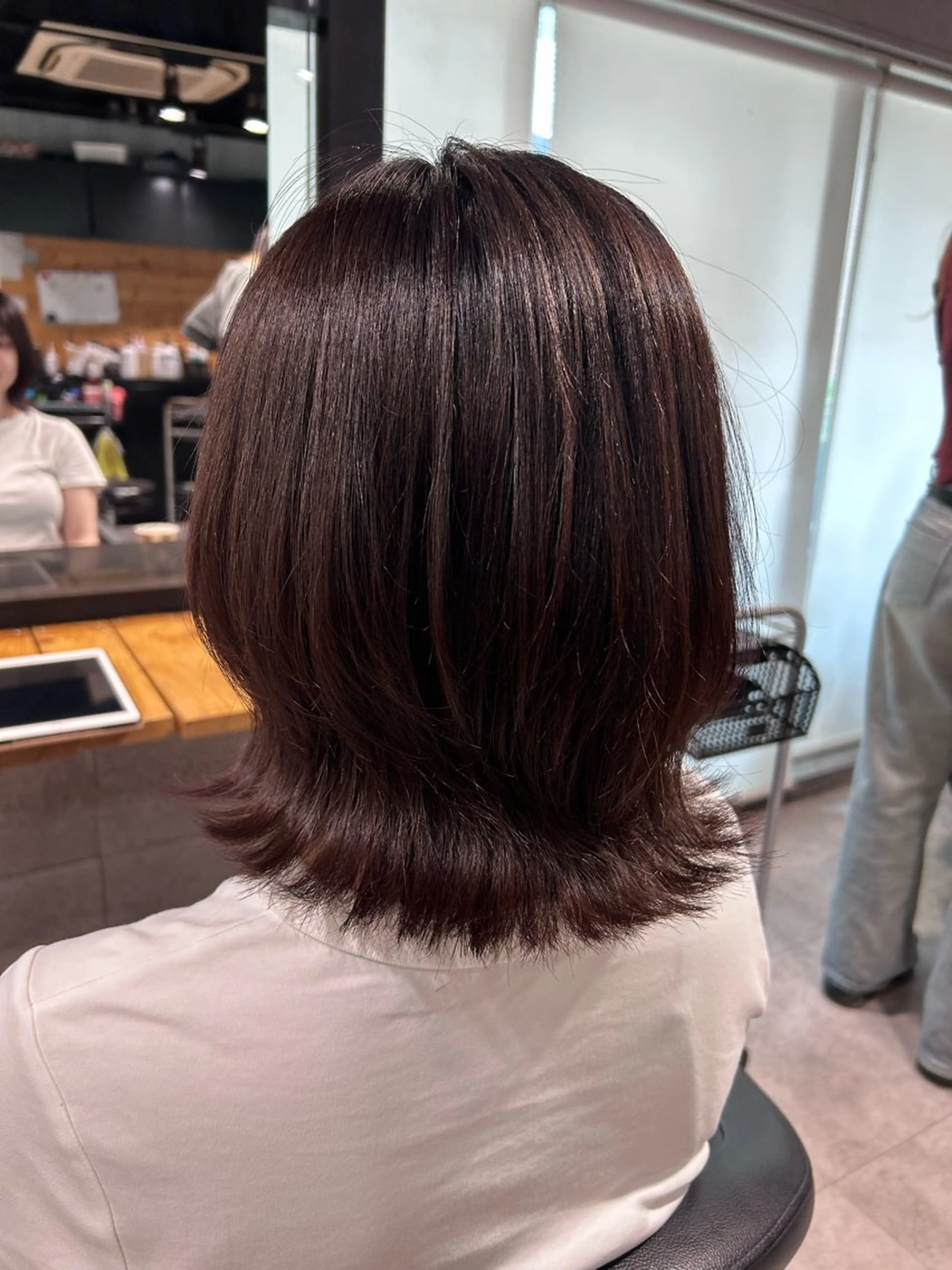 セミロング カット ヘアカラー ヘッドスパ レイヤーStyle 🩵菜々実のヘアスタイル