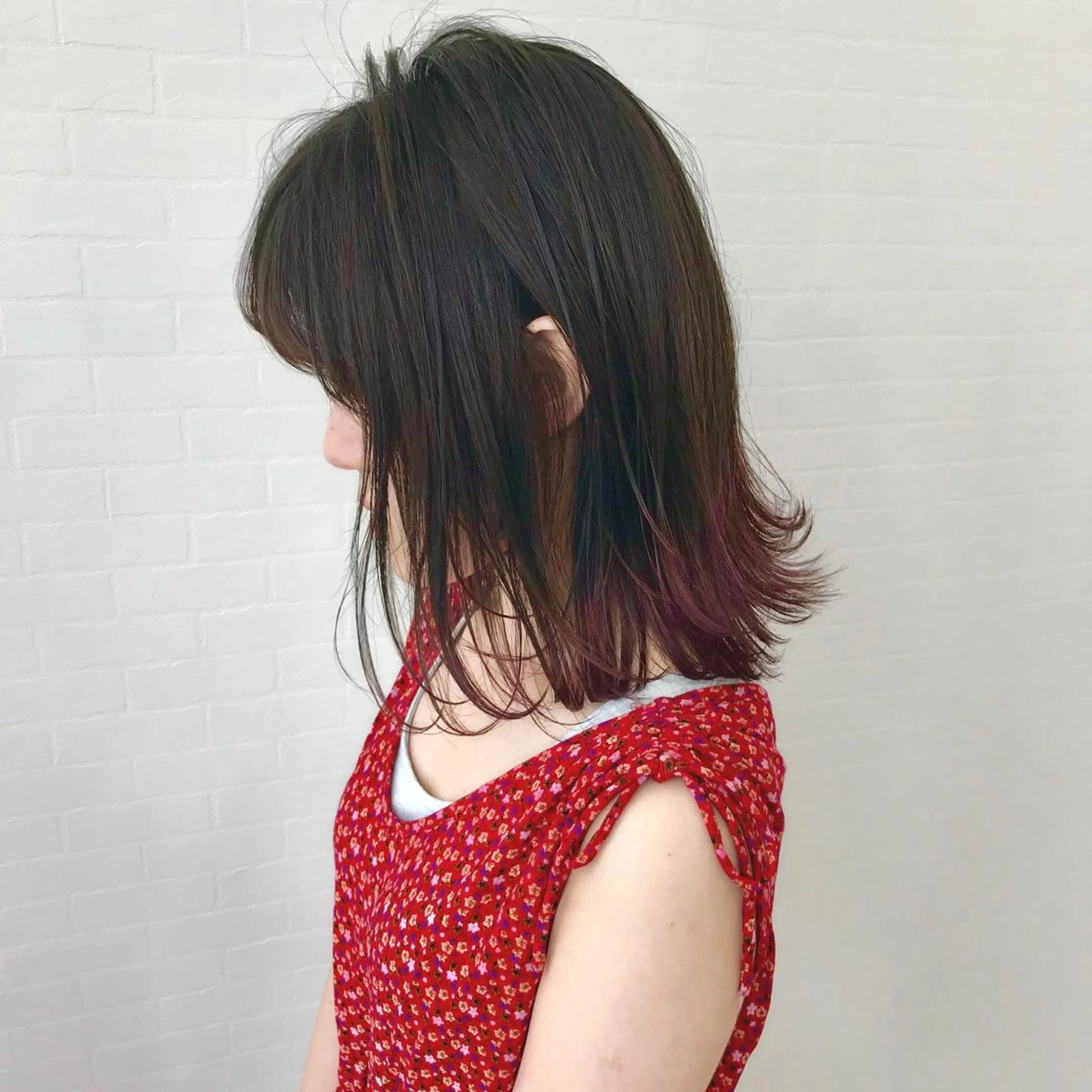 ミディアム カラー グラデーションカラー グレージュ 💜ツヤヘアケア🩷 サトウシュンスケのヘアスタイル