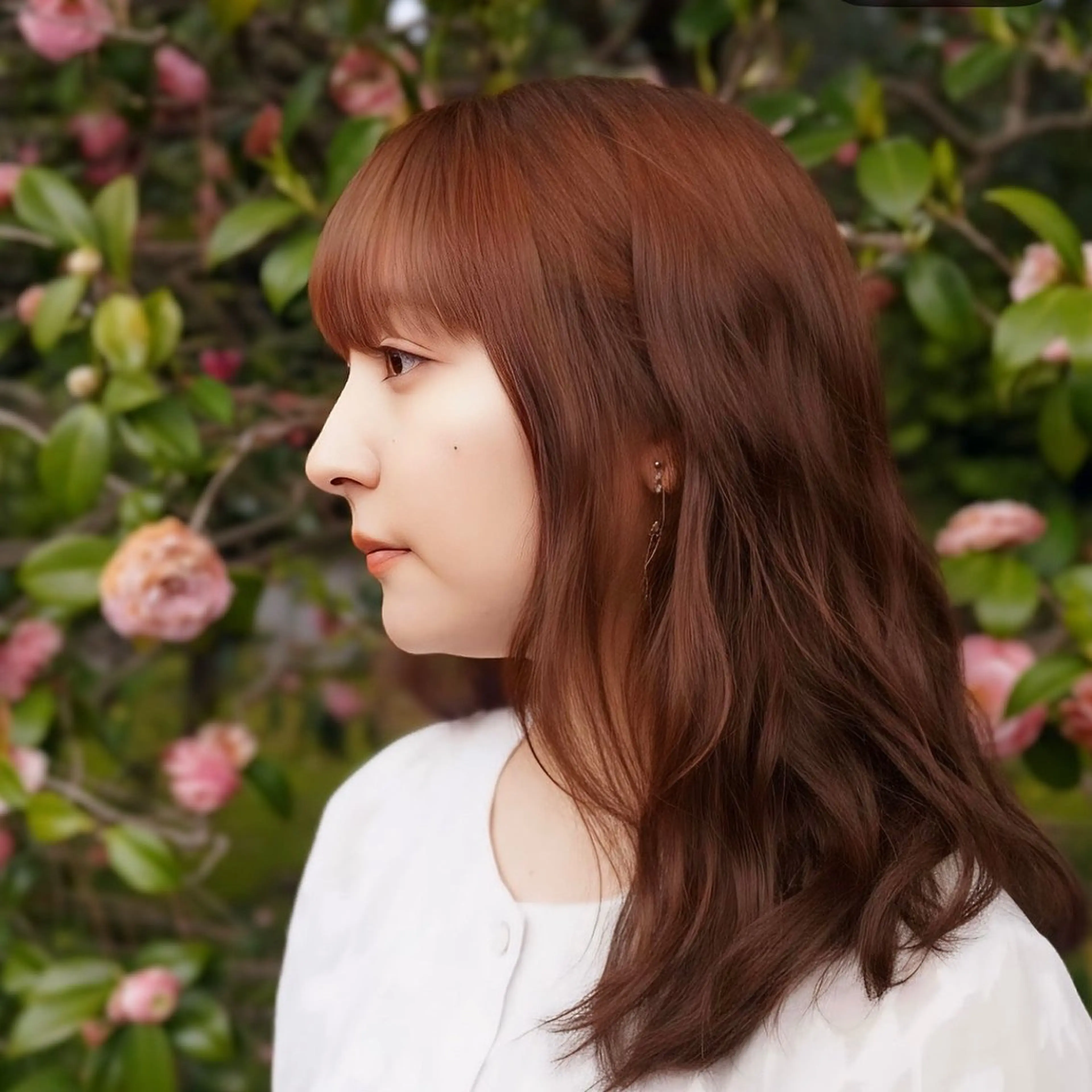 ミディアム カット パーマ トリートメント ADORE 祐天寺のヘアスタイル