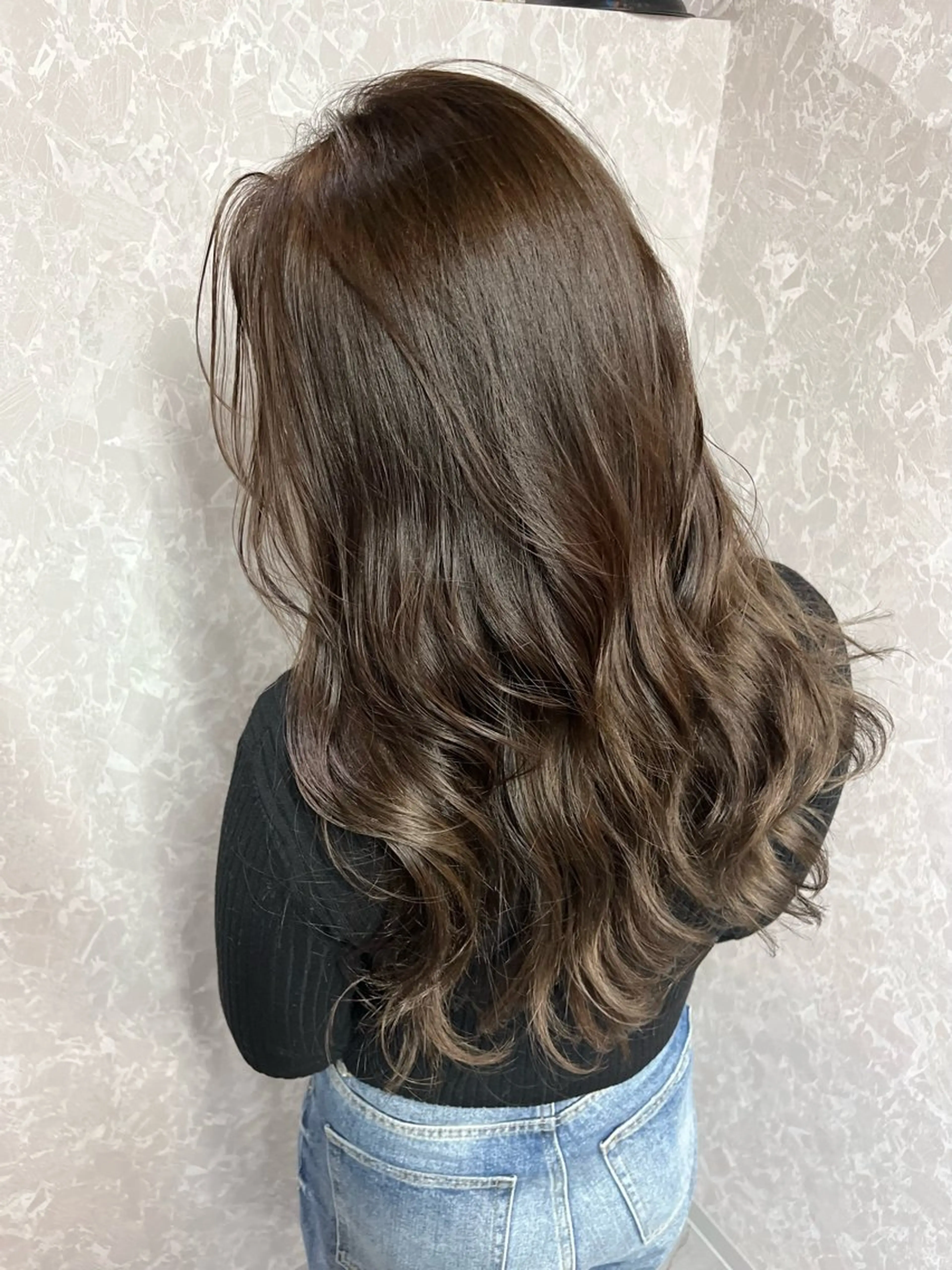 ロング カラー ヘアカラー 池田 真衣のヘアスタイル