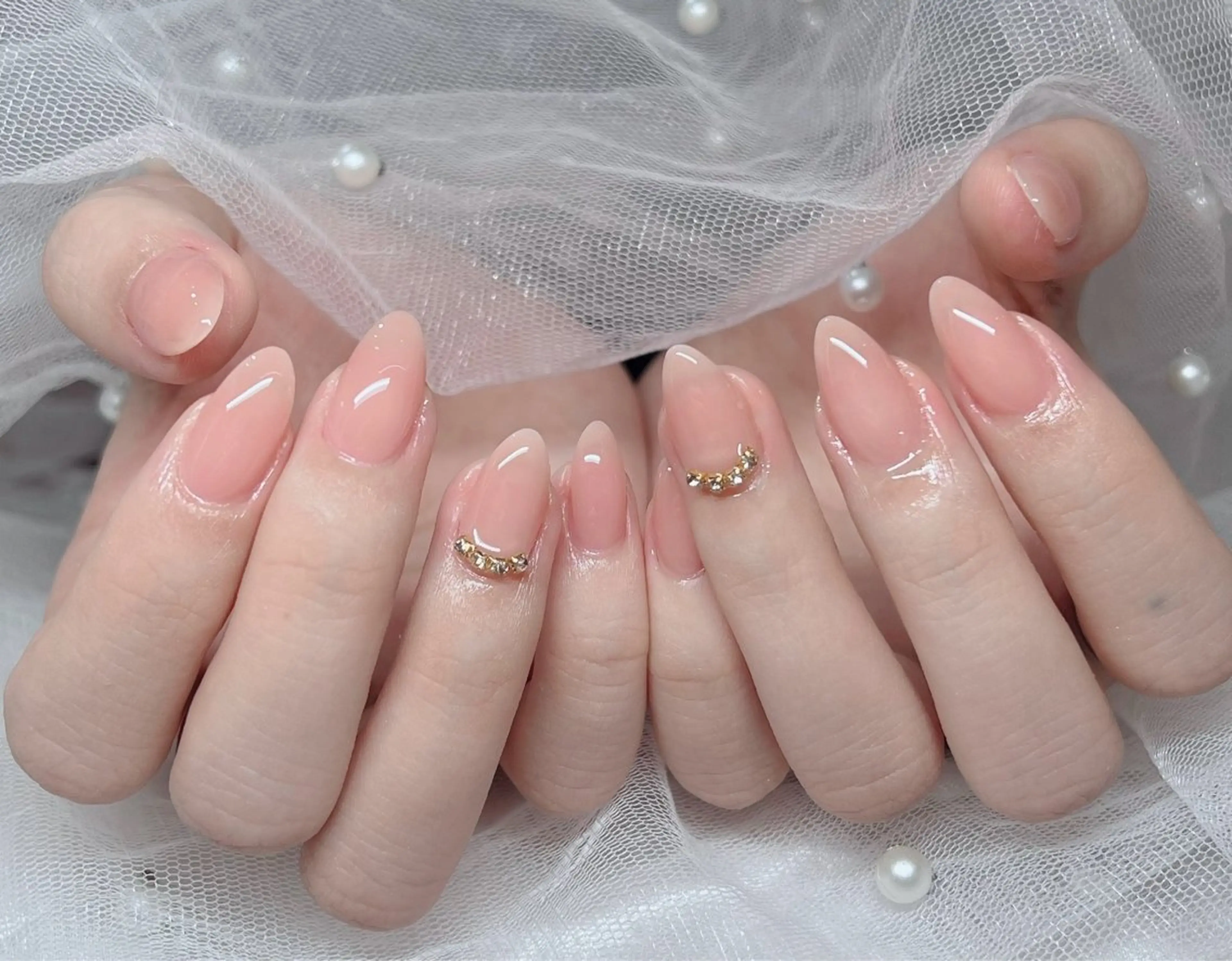 ネイル 🎀PG🩵 ネイルサロンのネイルデザイン