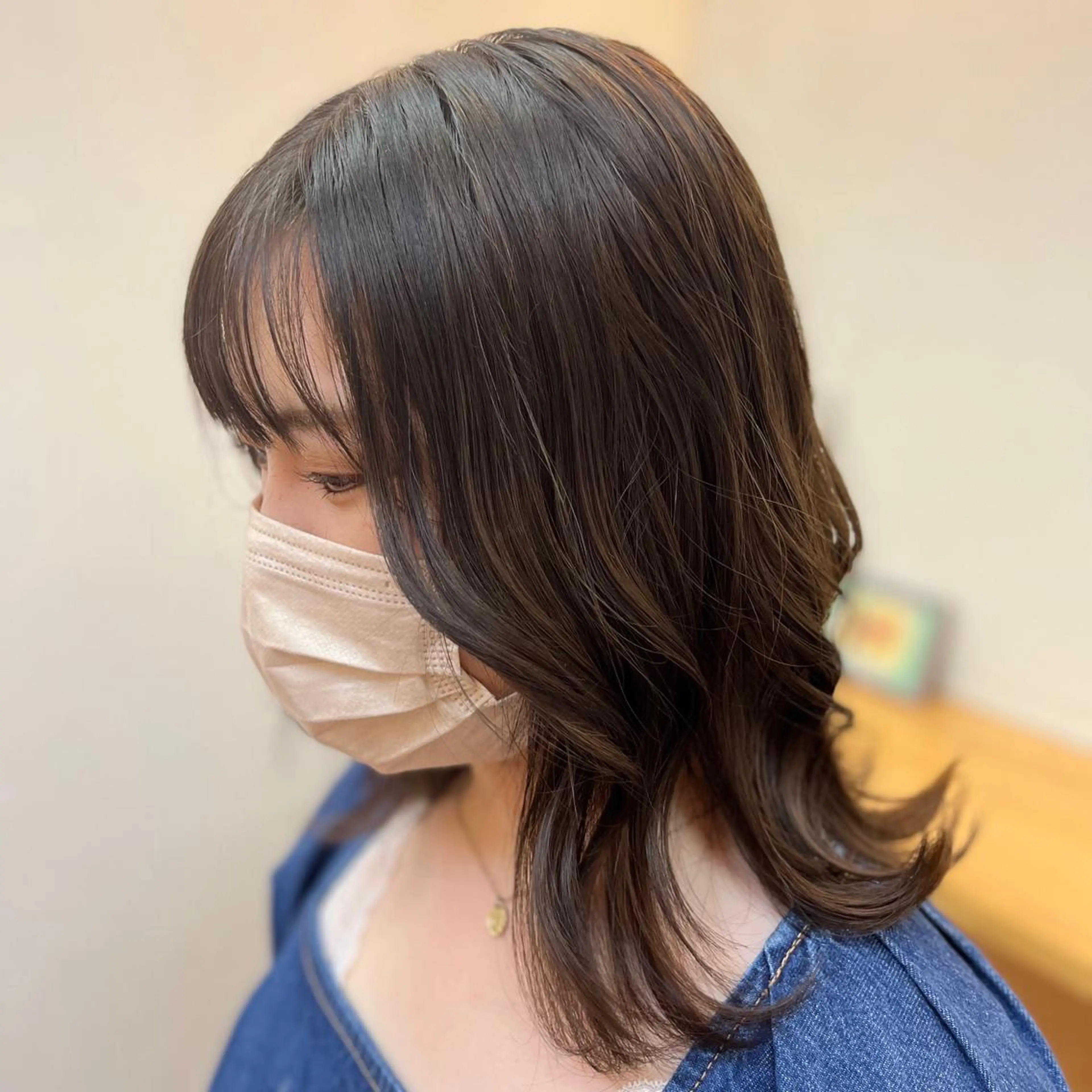 ミディアム 冨田 豊のヘアスタイル