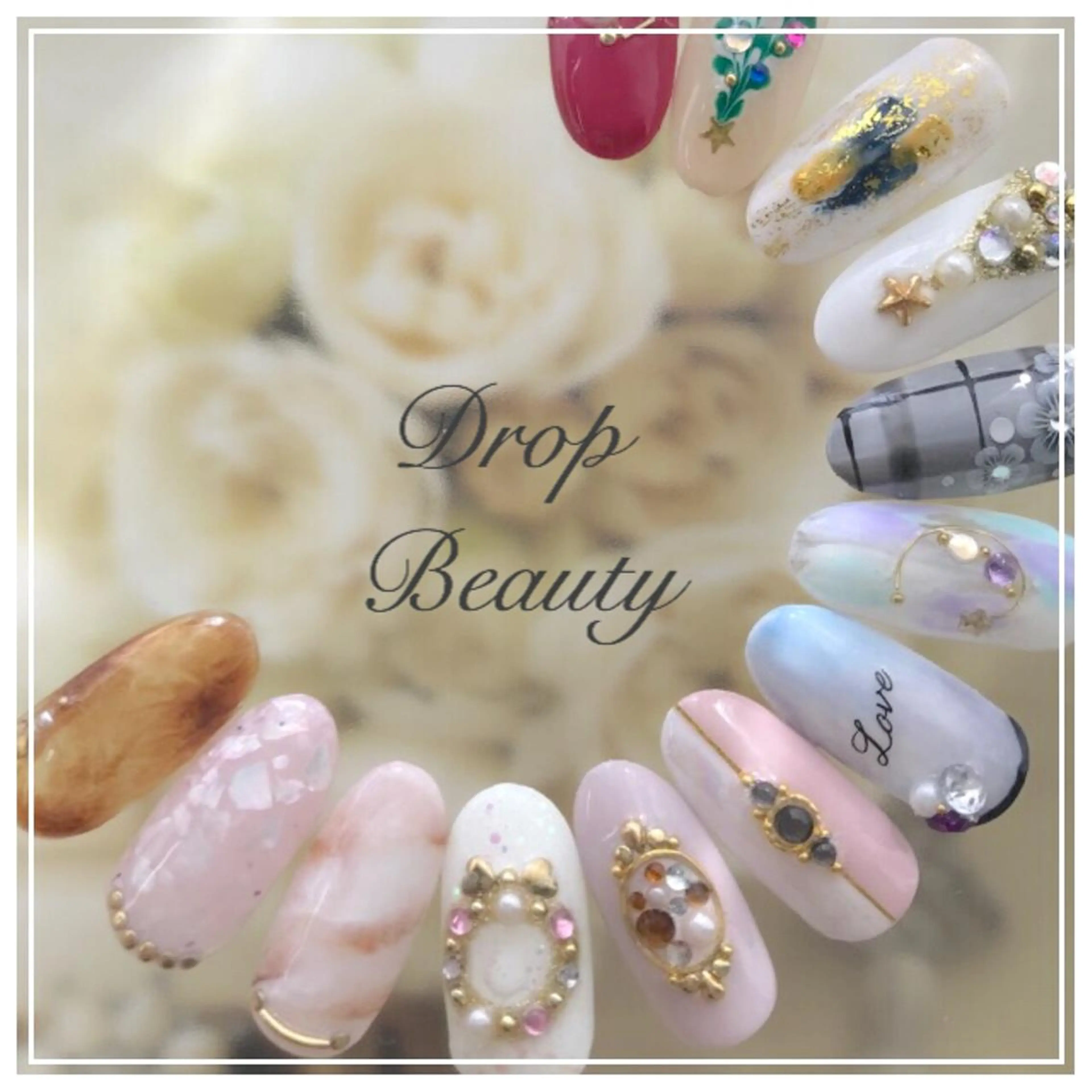 カラー ネイリストアカデミー 田中のネイルデザイン