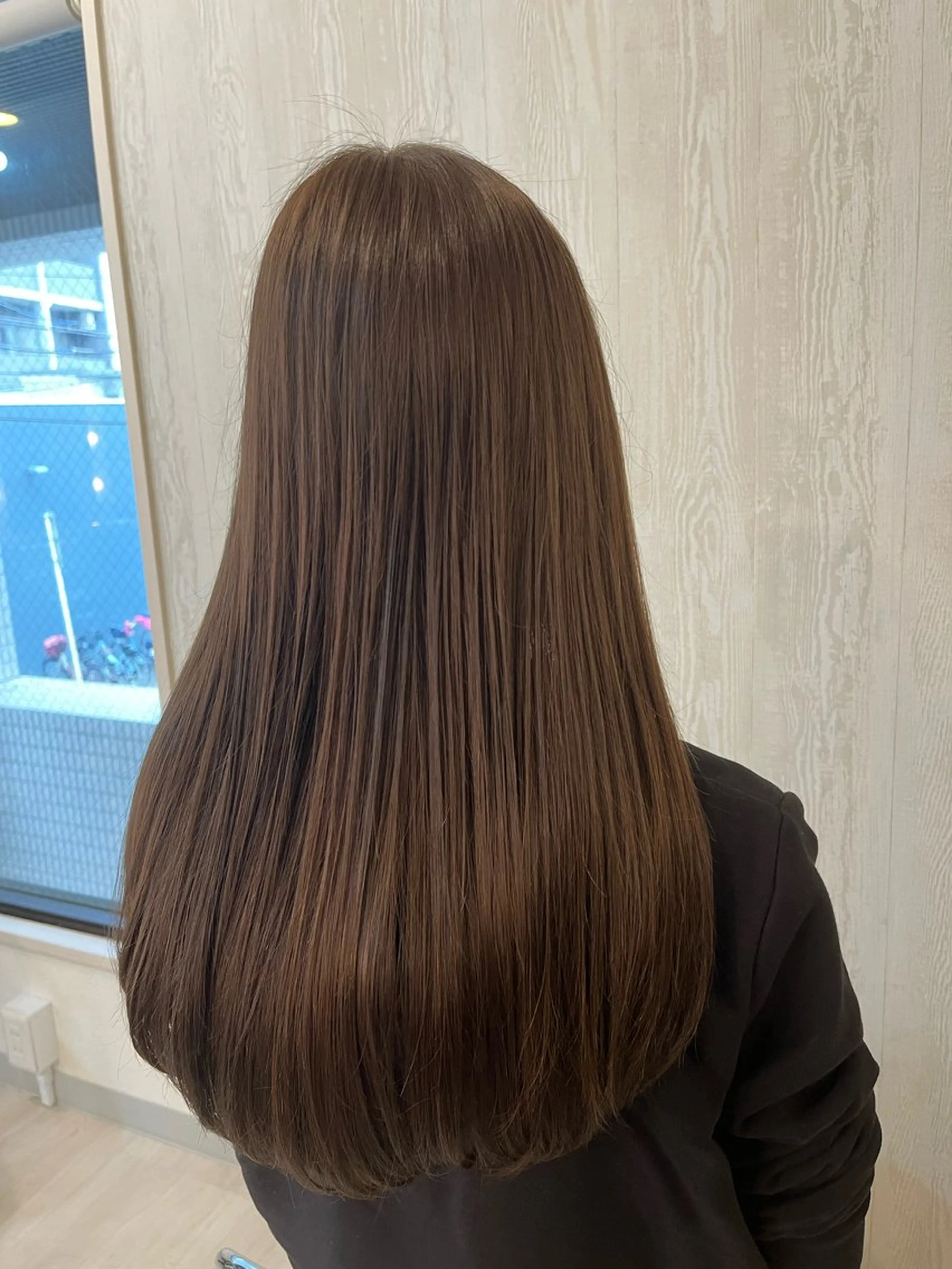 ロング パーマ 縮毛矯正 Tomo's､､､ Misakiのヘアスタイル
