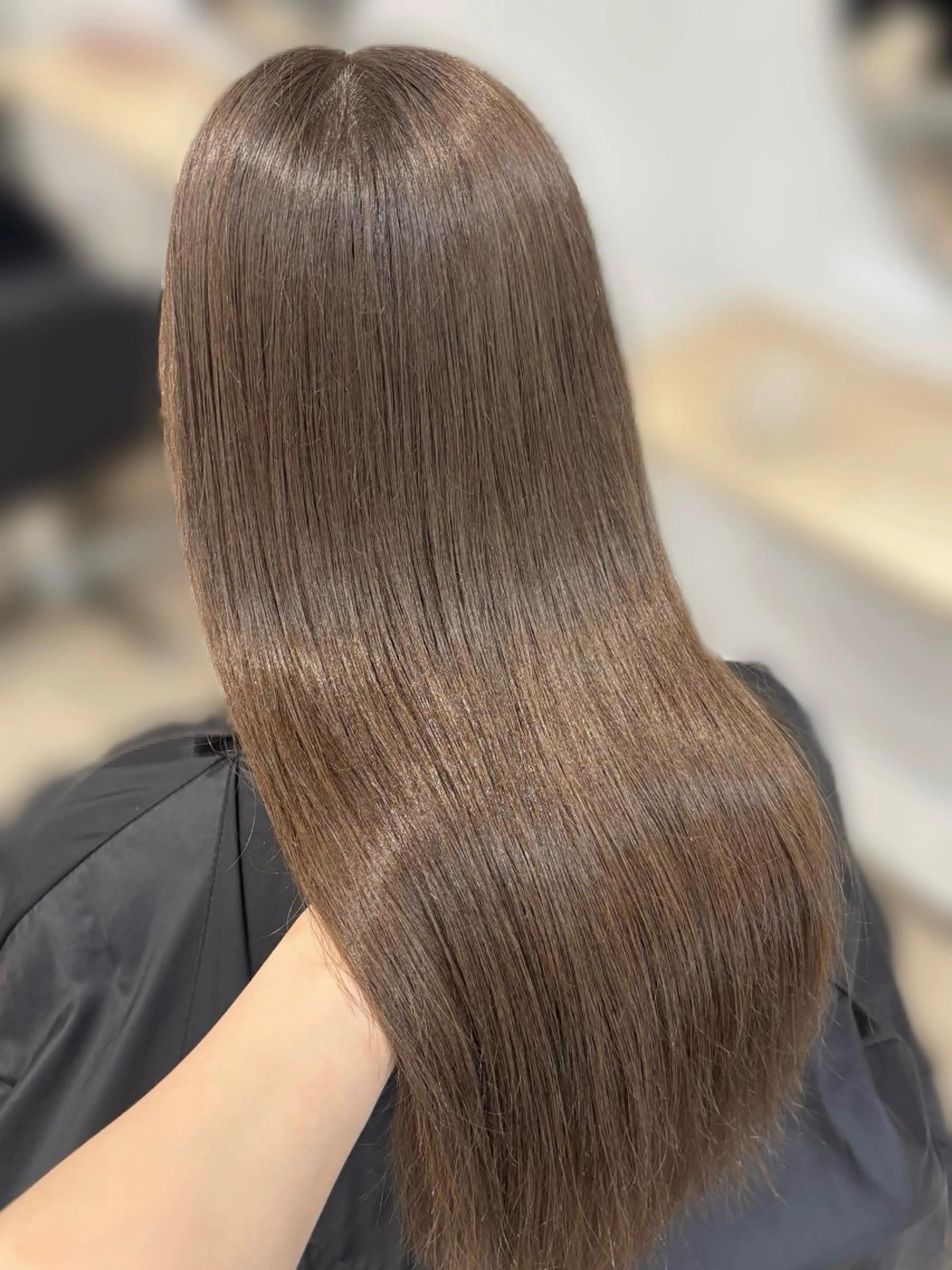 ロング カラー ブリーチ ダブルカラー ブリーチなしカラー ロング カット ヘアカラー トリートメント 名駅/sHiHo/透 明感カラー✨🎀/のヘアスタイル