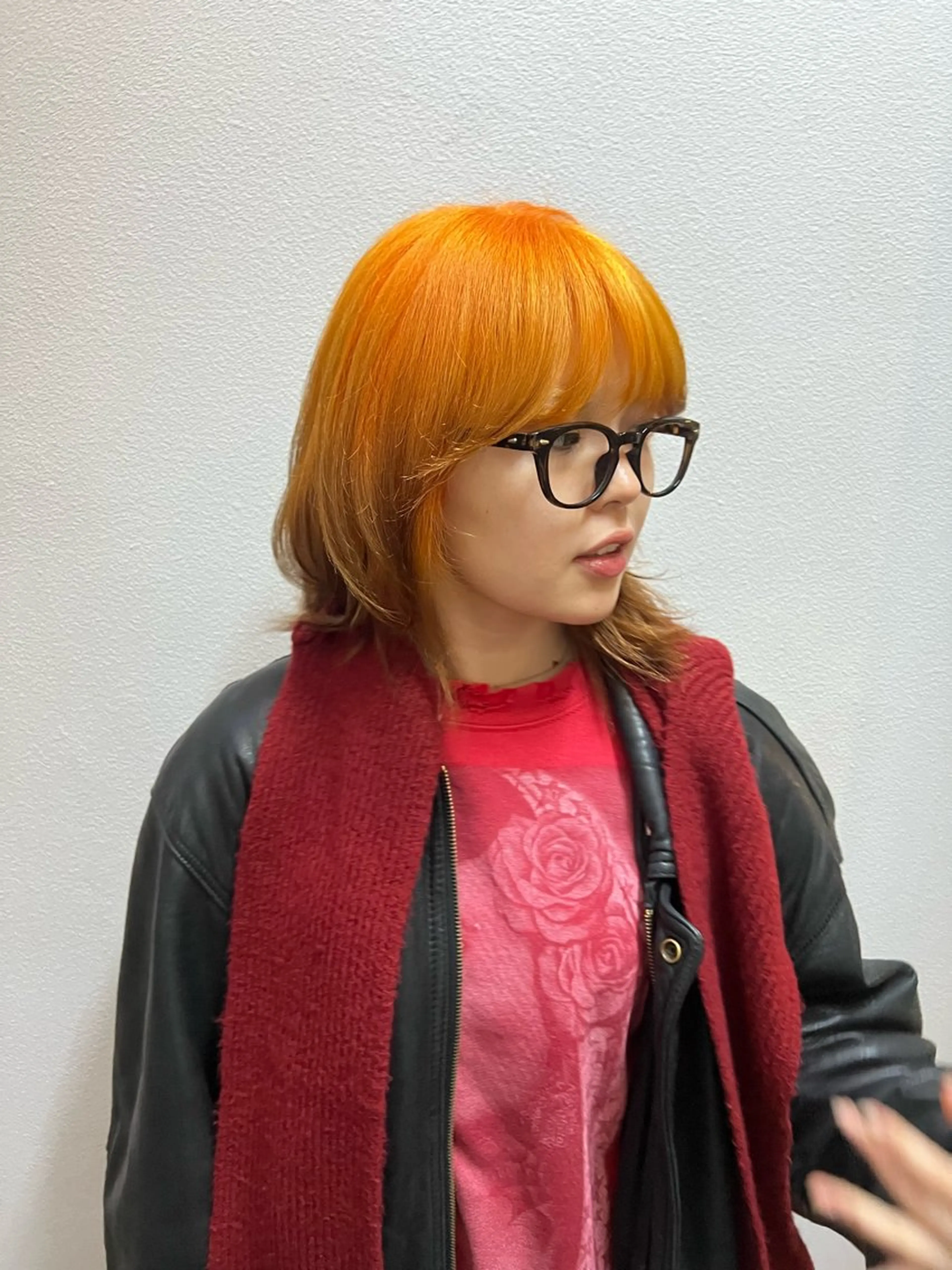 ミディアム カラー ヘアカラー 柴田 愛奈のヘアスタイル