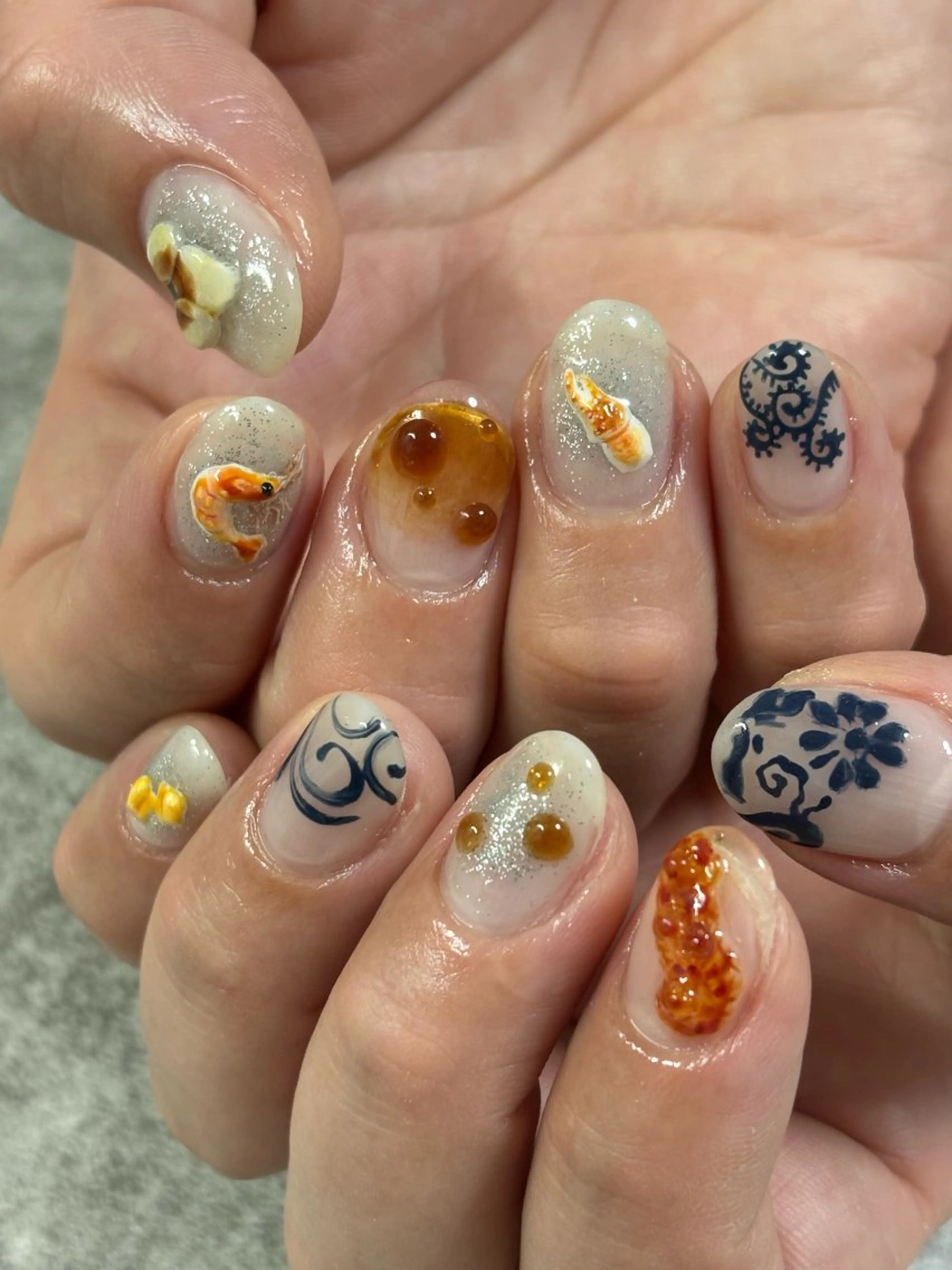 ネイル ハンドネイル FIORITURA Maikoのネイルデザイン