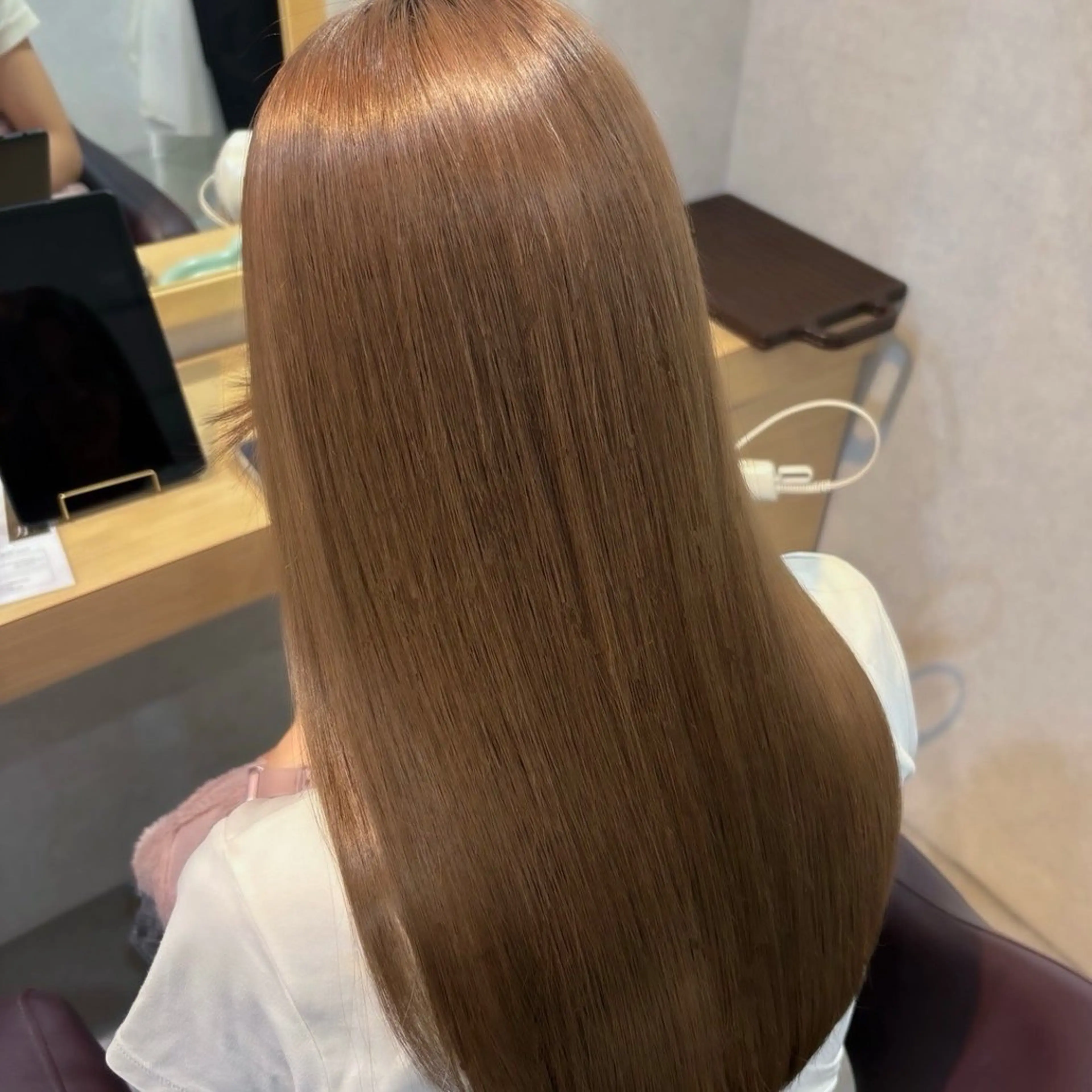 ロング カラー カット ヘアカラー トリートメント ブラウンカラー 🫧tomoka🫧のヘアスタイル