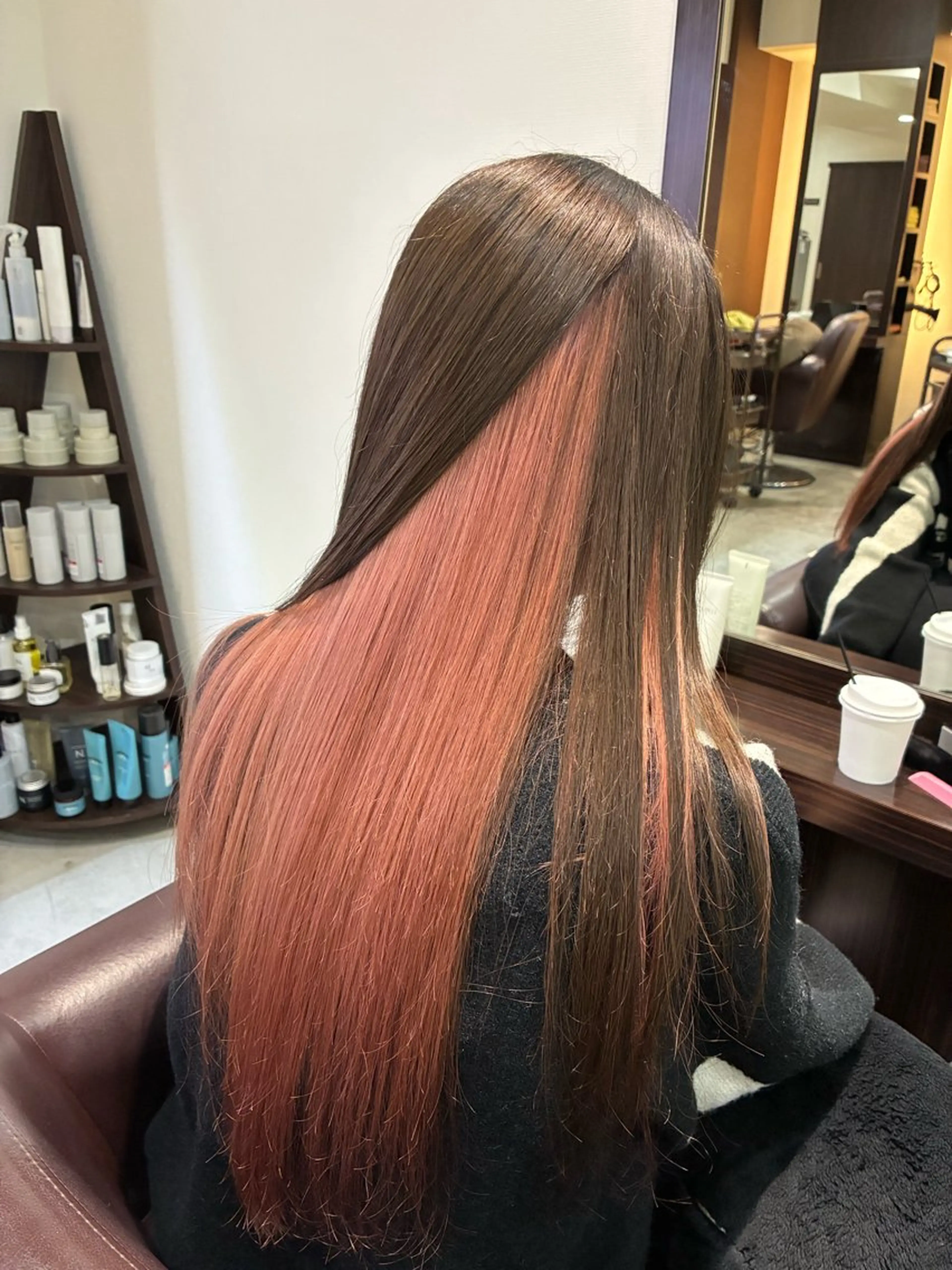 カラー ブラウンカラー ピンクカラー ヘアカラー 🐺YuTo🐺カラ ーリスト/Aujuaのヘアスタイル