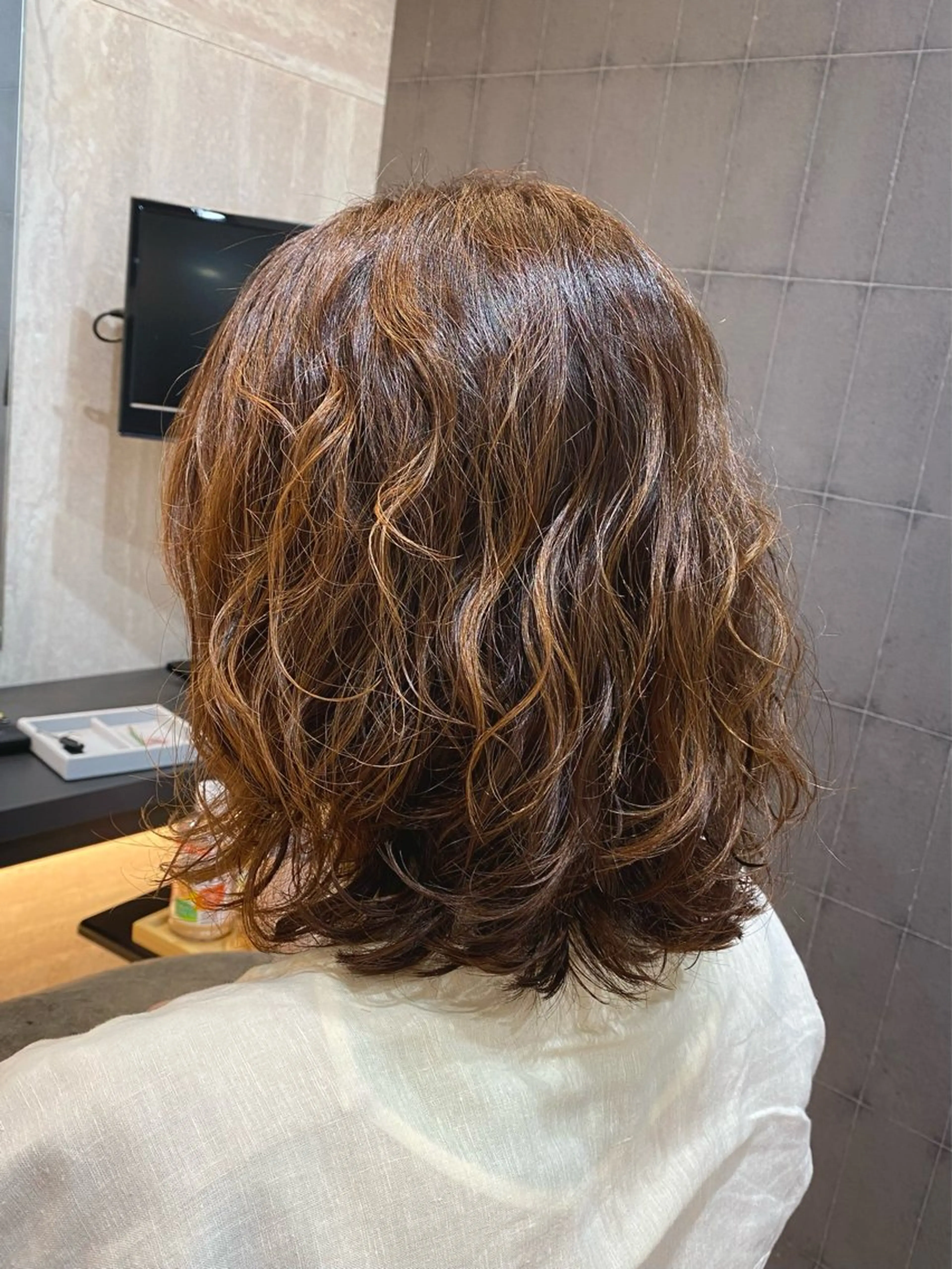 パーマ ディアーズ さくらのヘアスタイル