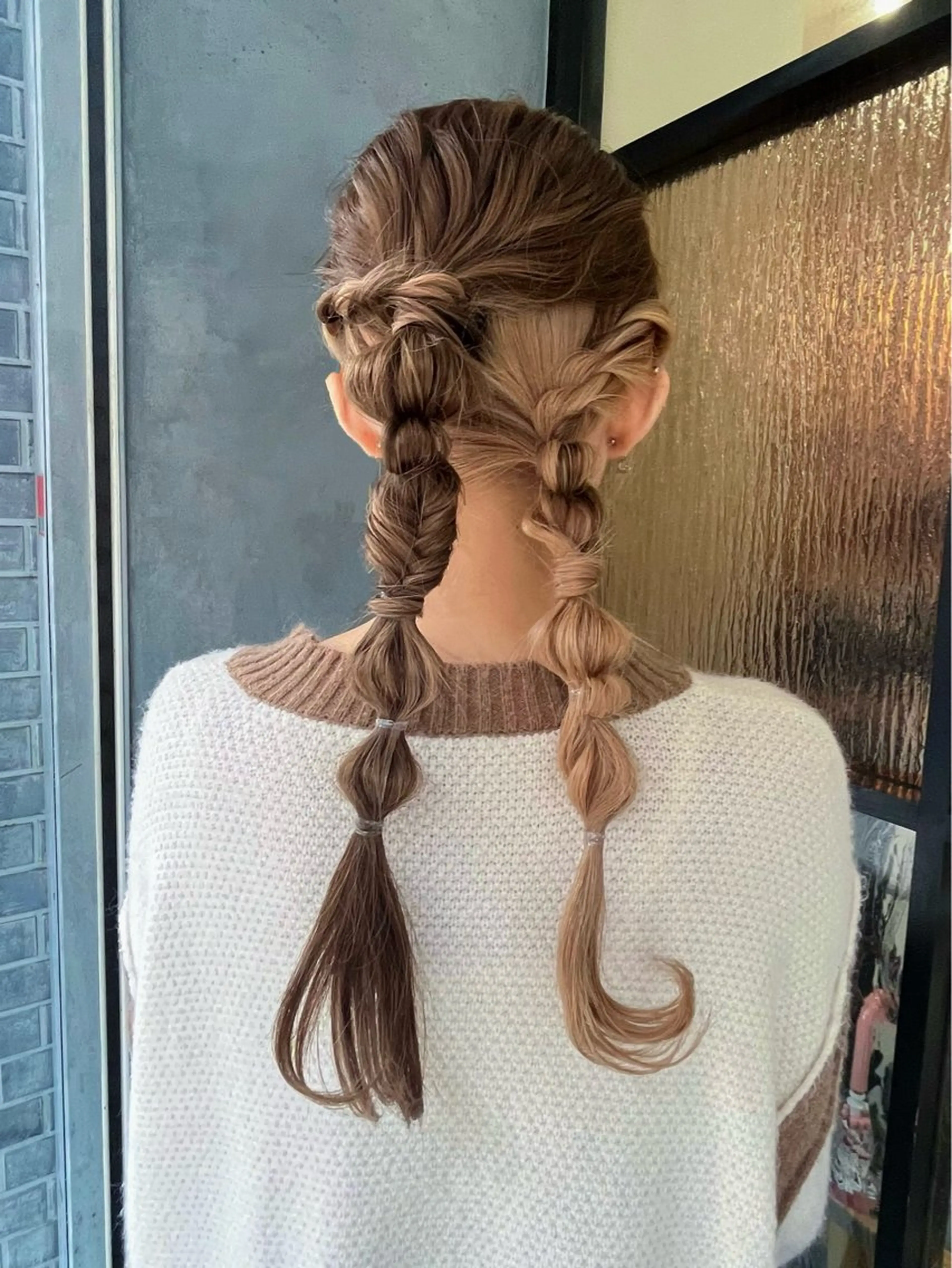 ヘアアレンジ イケハラ ナナミのヘアスタイル