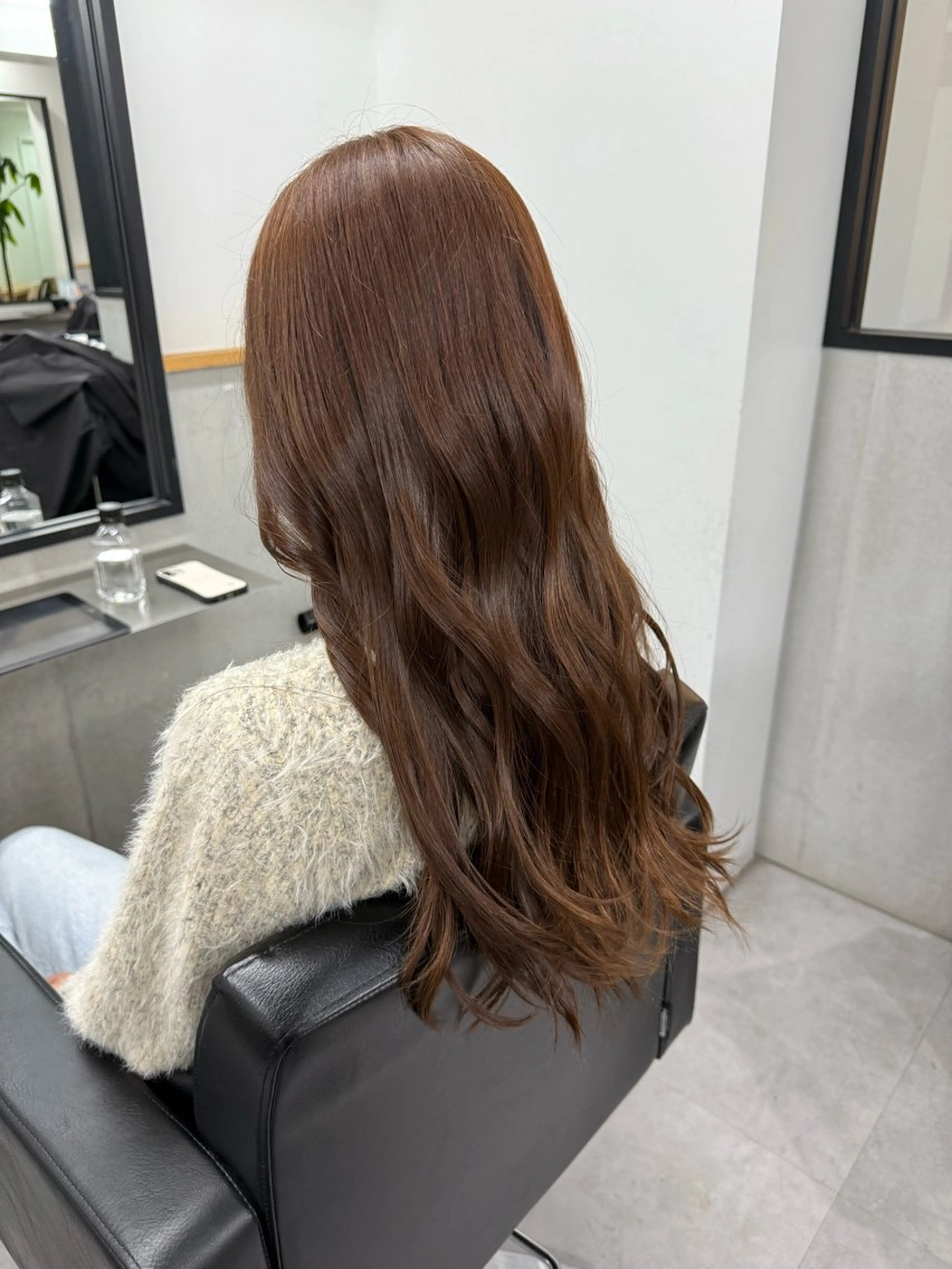 ロング ヘアカラー 新宿/ベージュ/ 透明感カラー/タクマのヘアスタイル