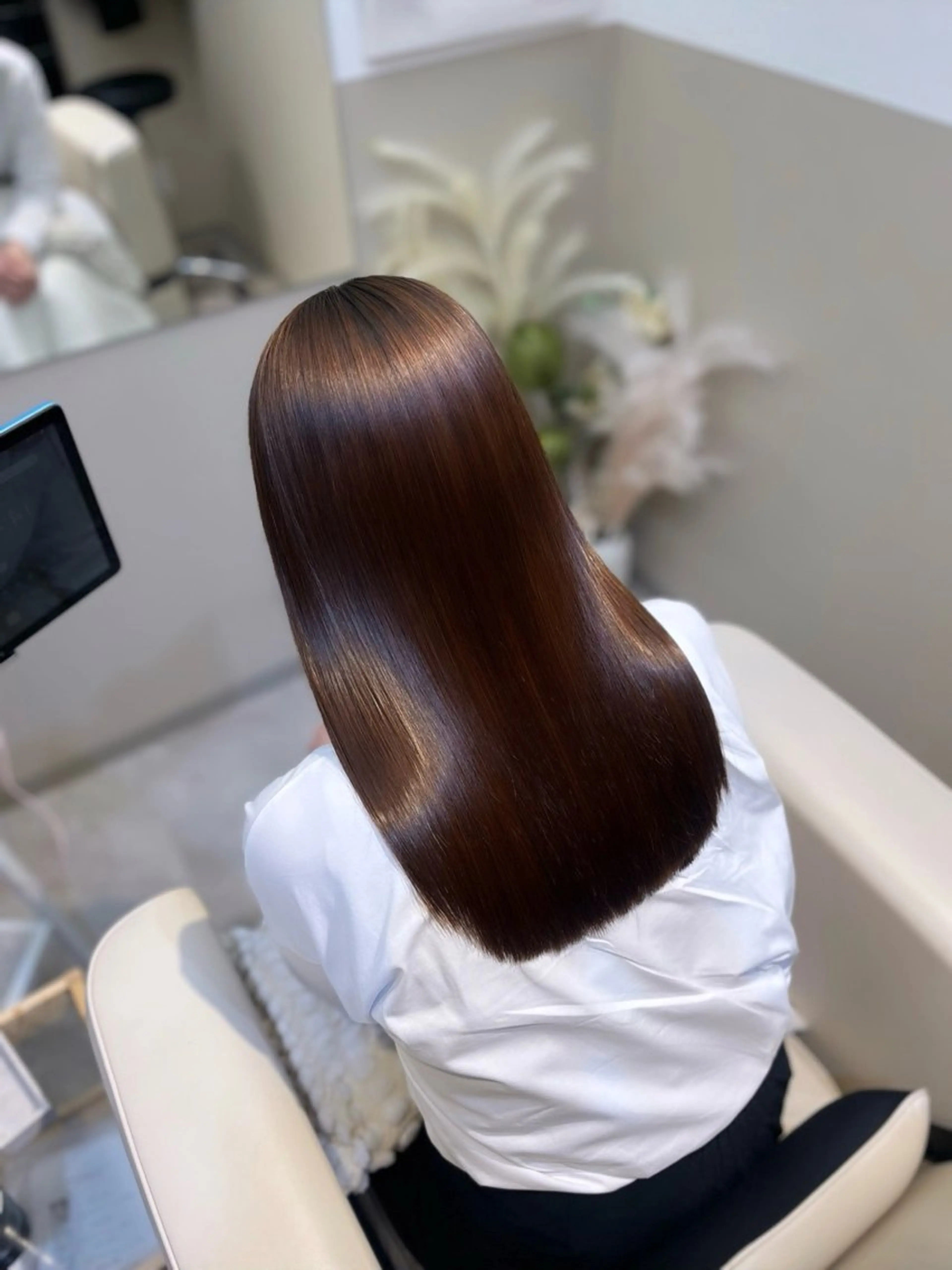 ロング 髪質改善 トリートメント カット 縮毛矯正 トリートメント 神戸本格派髪質改善 /MITSUKIのヘアスタイル