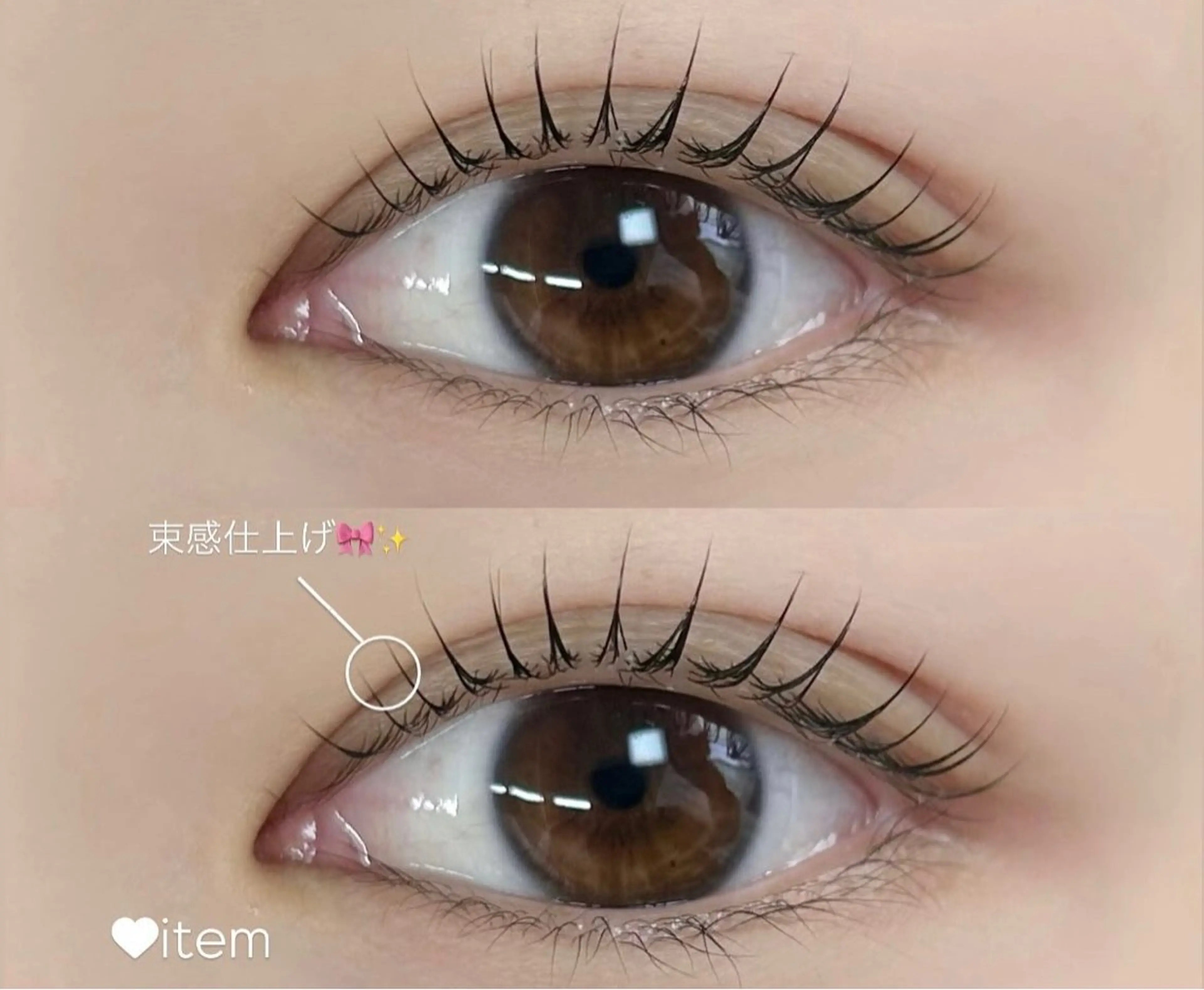 マツエク・マツパ nerine博多 momokaのマツエク・マツパデザイン