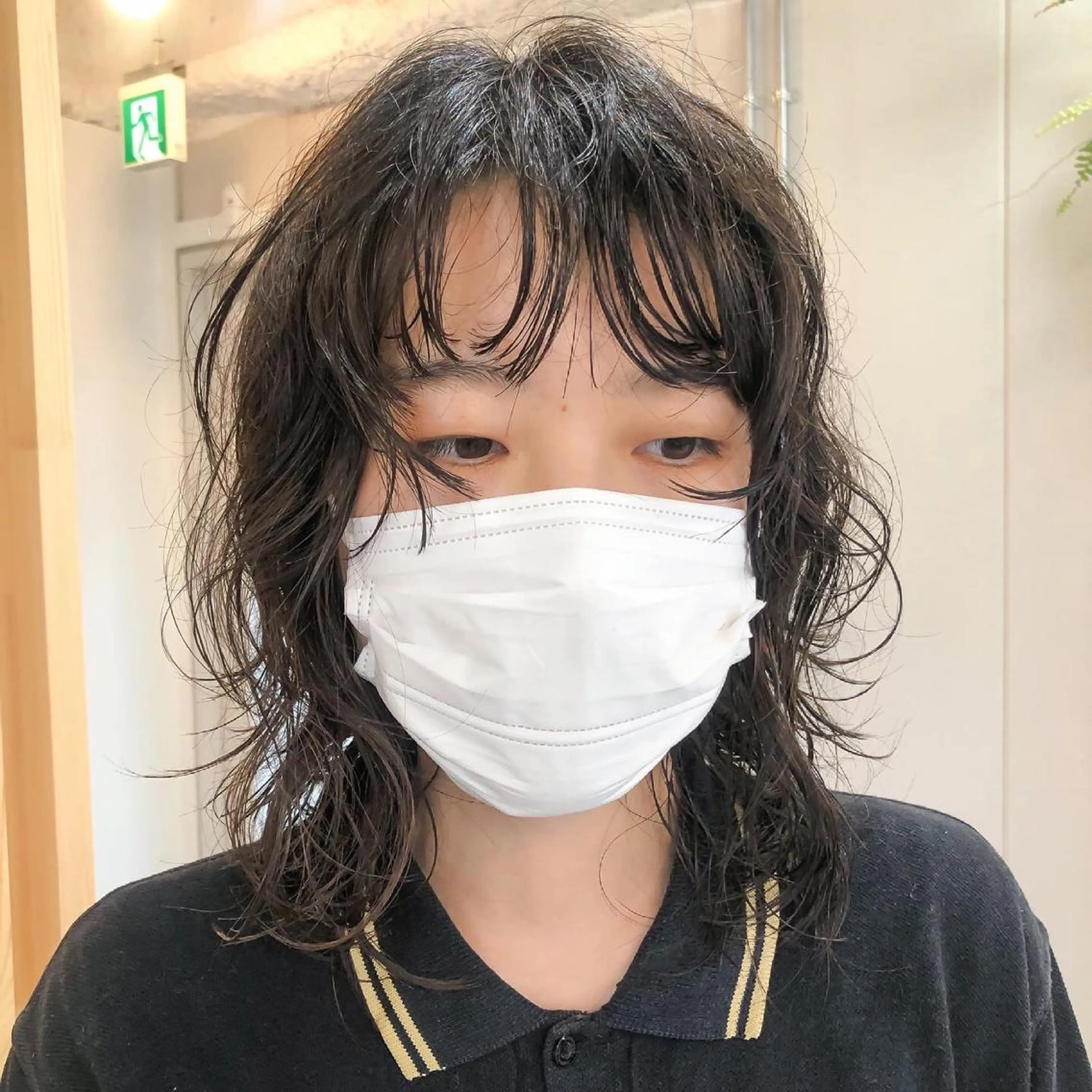 ミディアム パーマ ミディアムパーマ ウルフカット エトウリクシ パーマ美容師のヘアスタイル