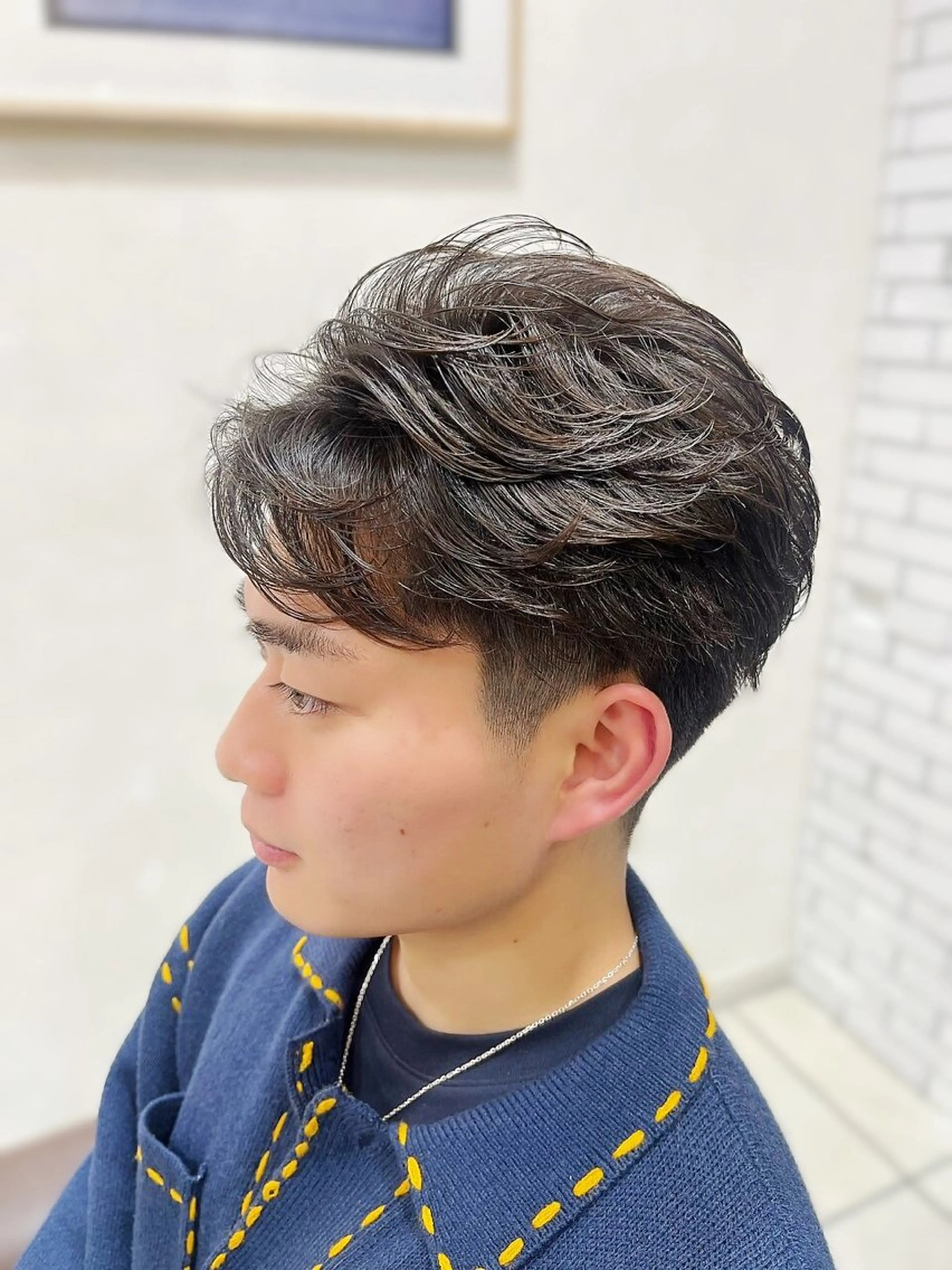 【学割U24🪐メンズ垢抜け宣言🪐】カット＋パーマ(特殊パーマ+1650円)＋眉カット¥13200→の写真