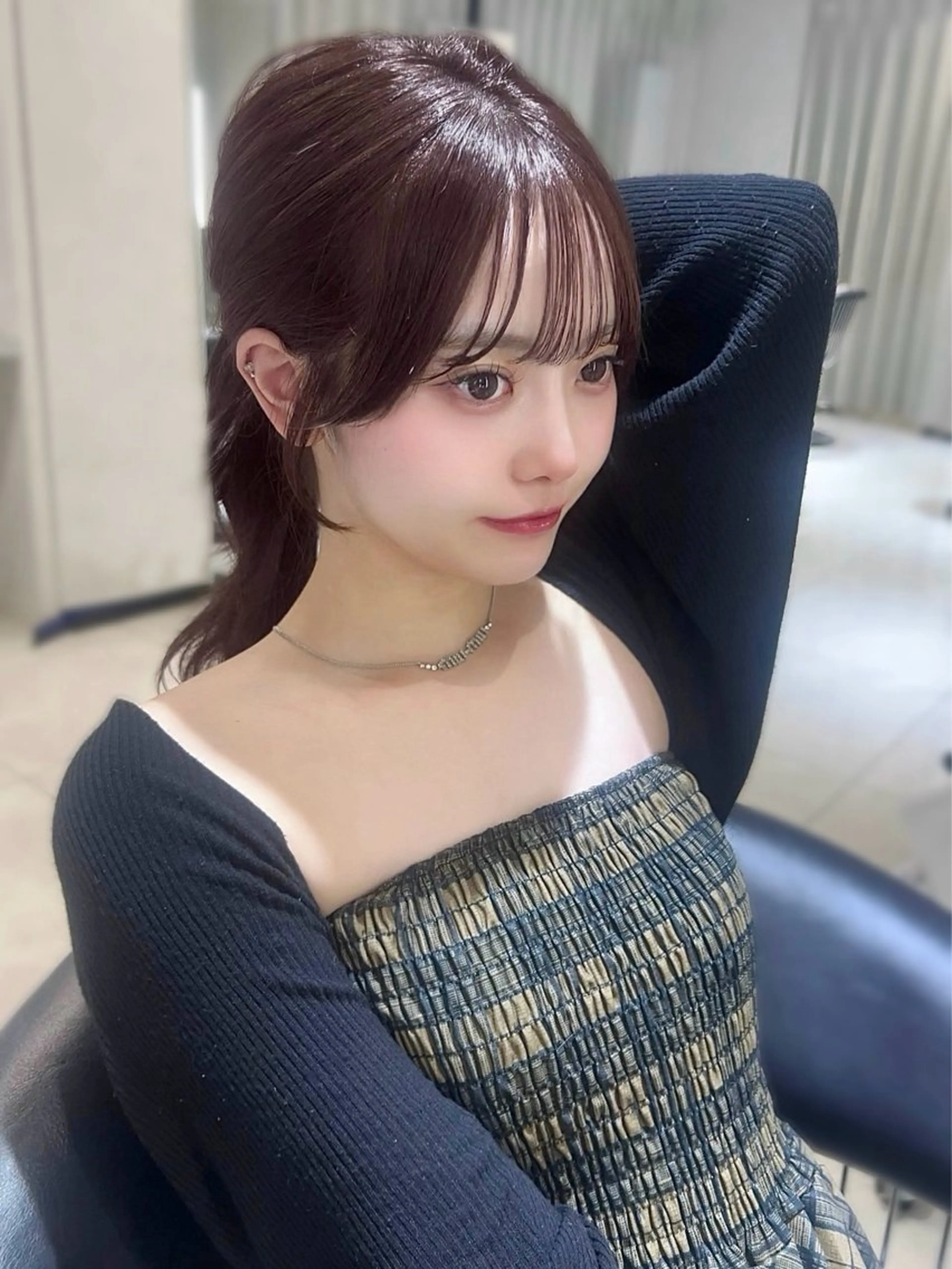 ロング 顔周りカット 韓国ヘア×艶髪🎀 池袋/Rina🩶のヘアスタイル