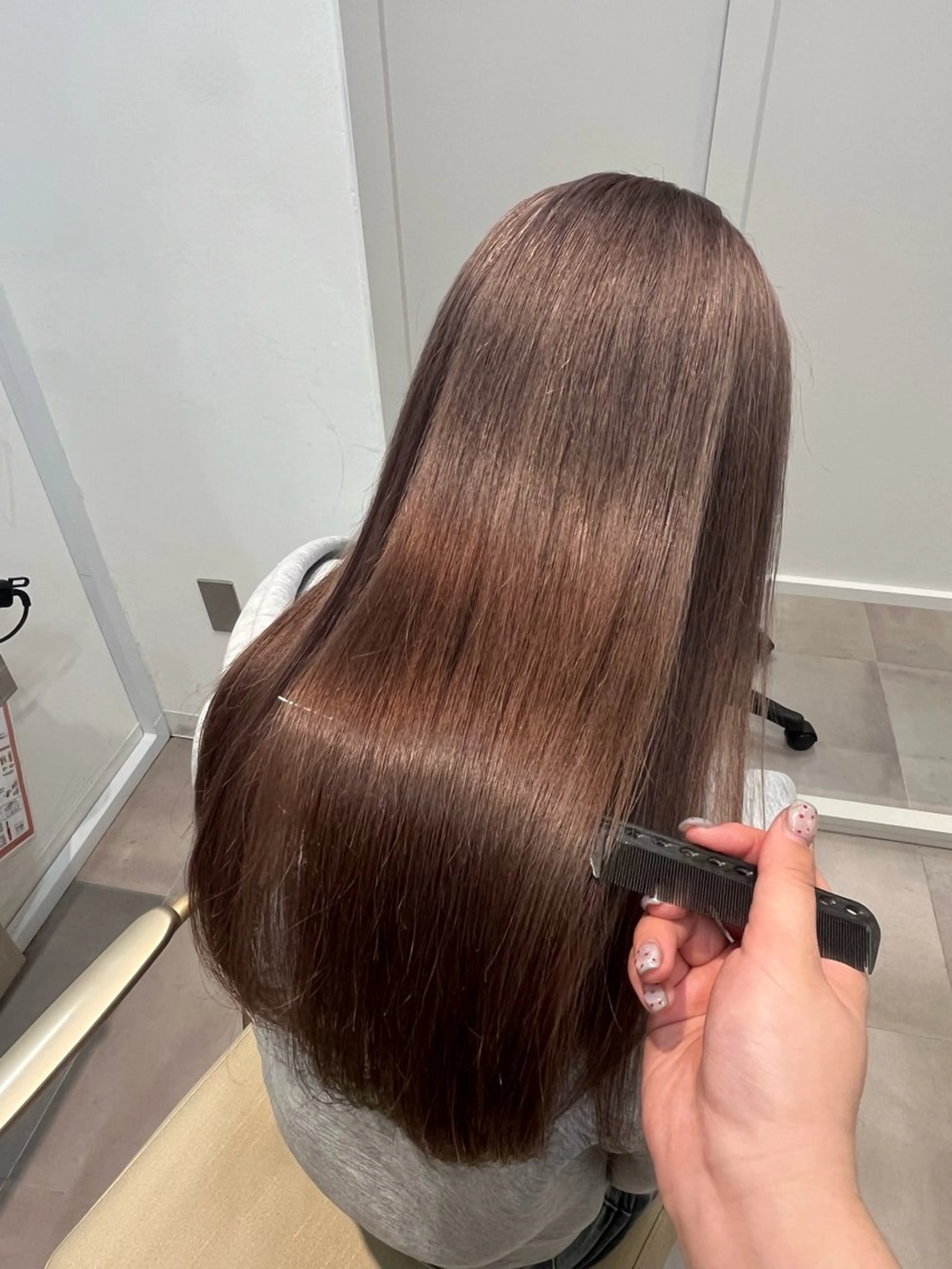 ロング カラー みう/仙台/暖色/ 艶髪/顔周りカット/のヘアスタイル
