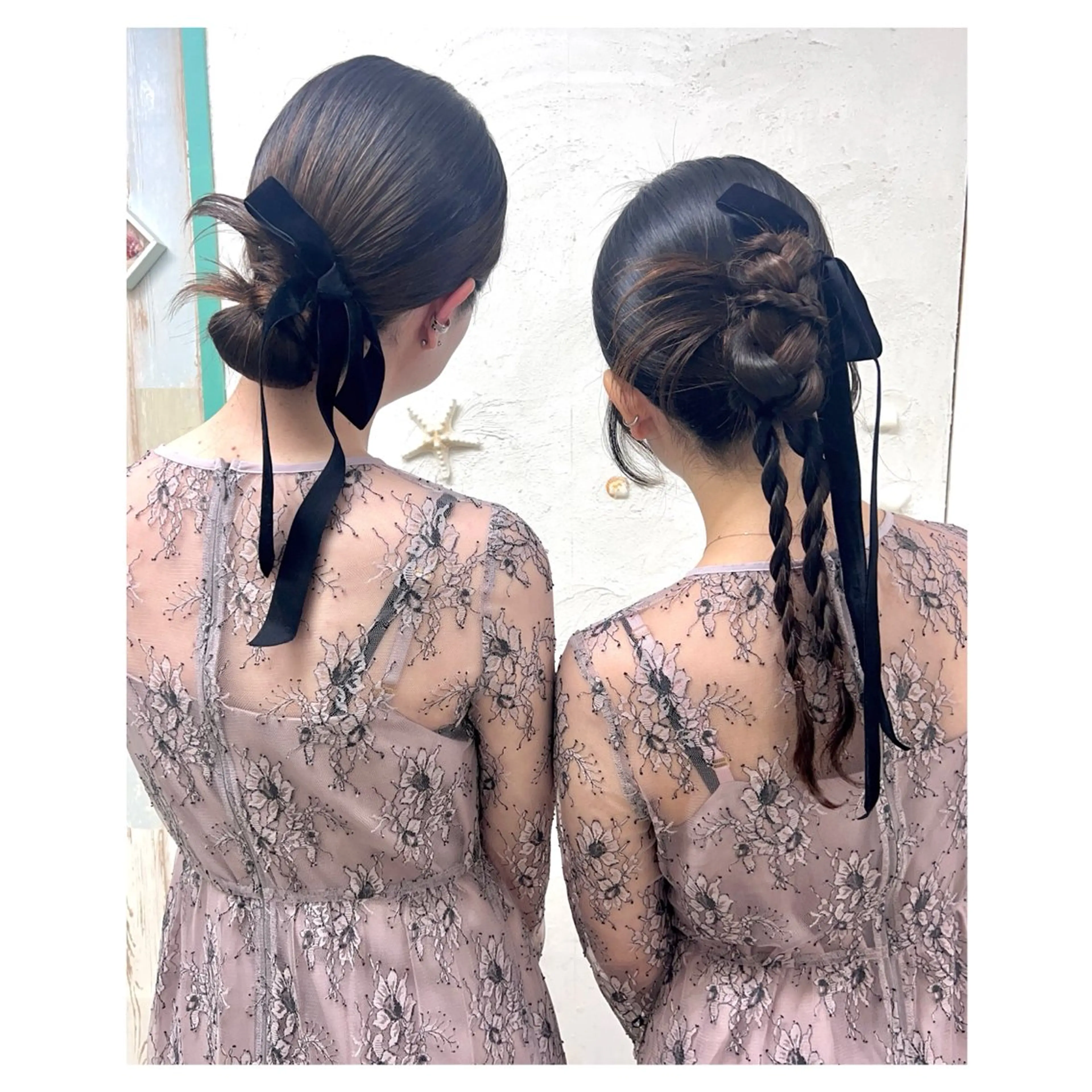 ペア割ヘアセット✨お友達や親子で一緒に♡♡の写真