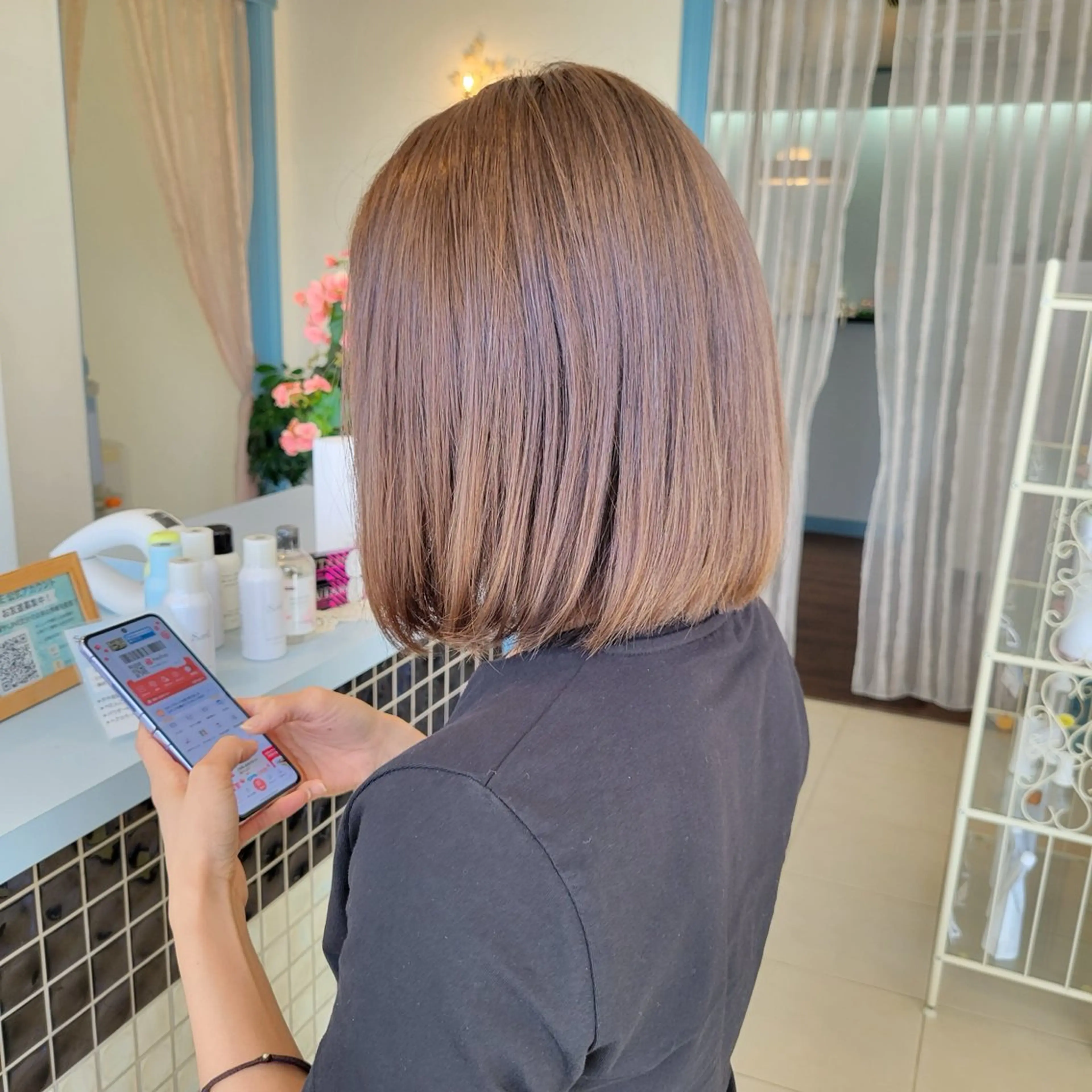 ショート ヘアカラー 髪質改善/店長/ 稲葉史泰のヘアスタイル