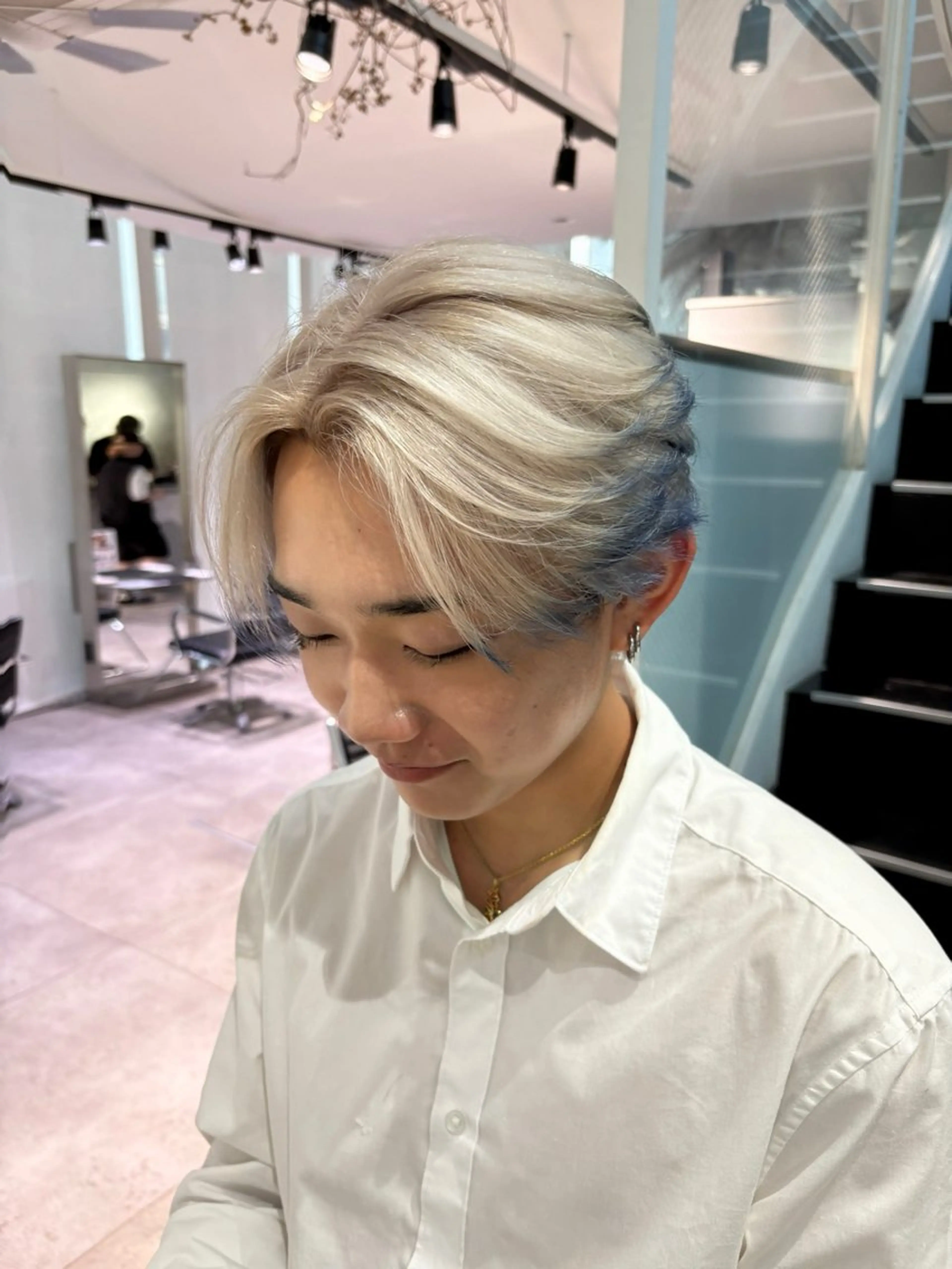 ショート カラー ヘアカラー オノ テンタのヘアスタイル