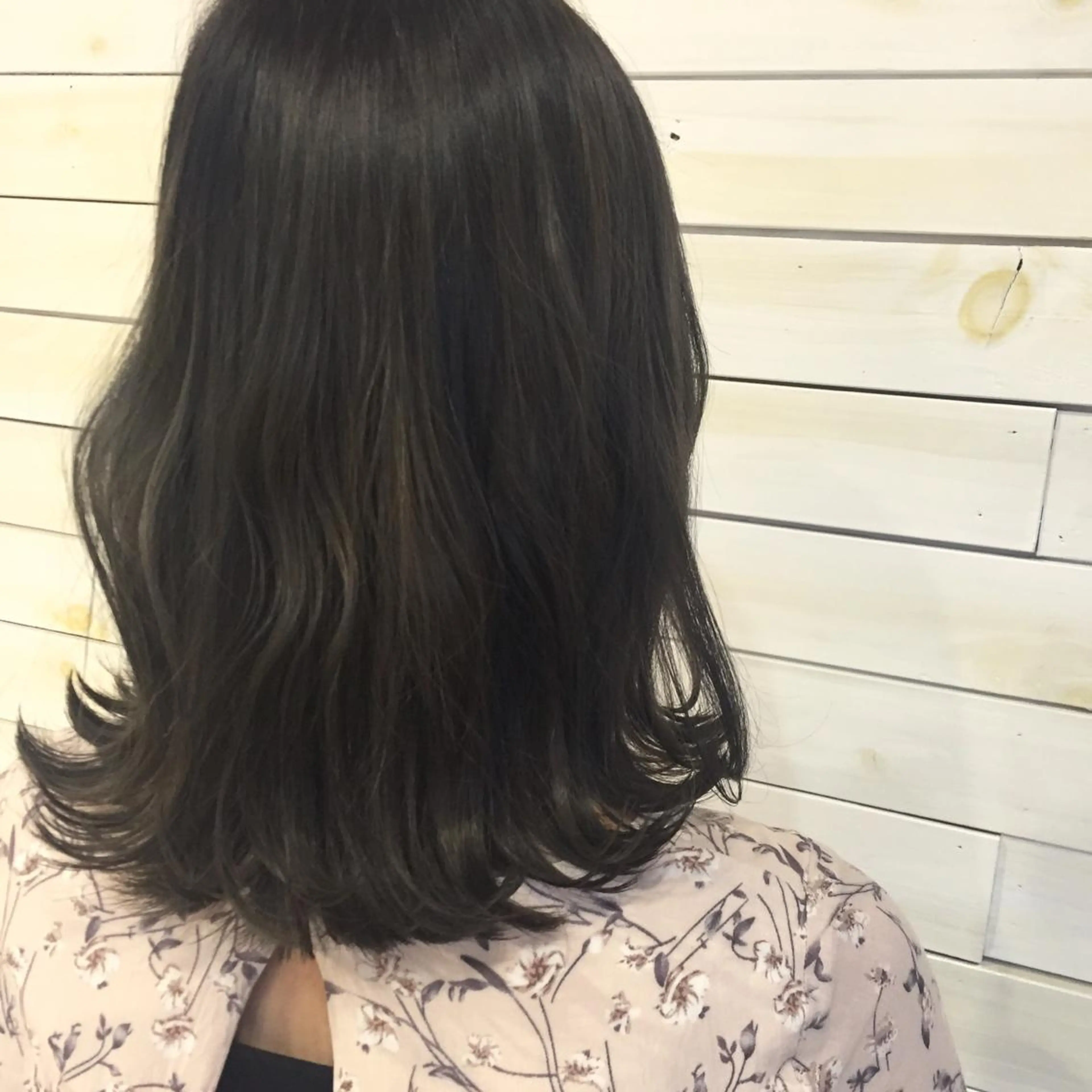 セミロング 黒田瀬奈/ボブ まろやかベージュのヘアスタイル