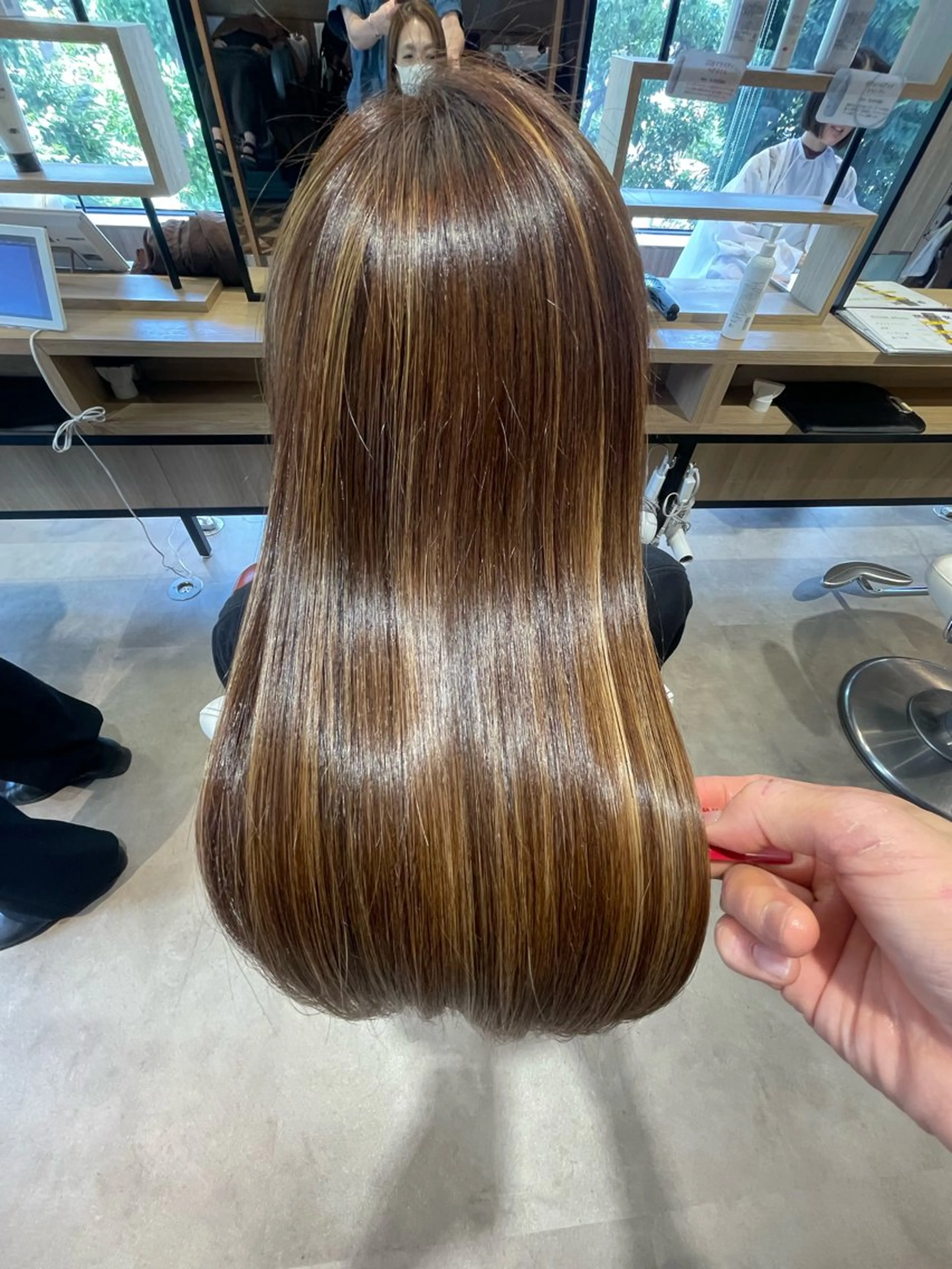 【人気No.1✨】カット＋髪質改善カラー＋トリートメントの写真