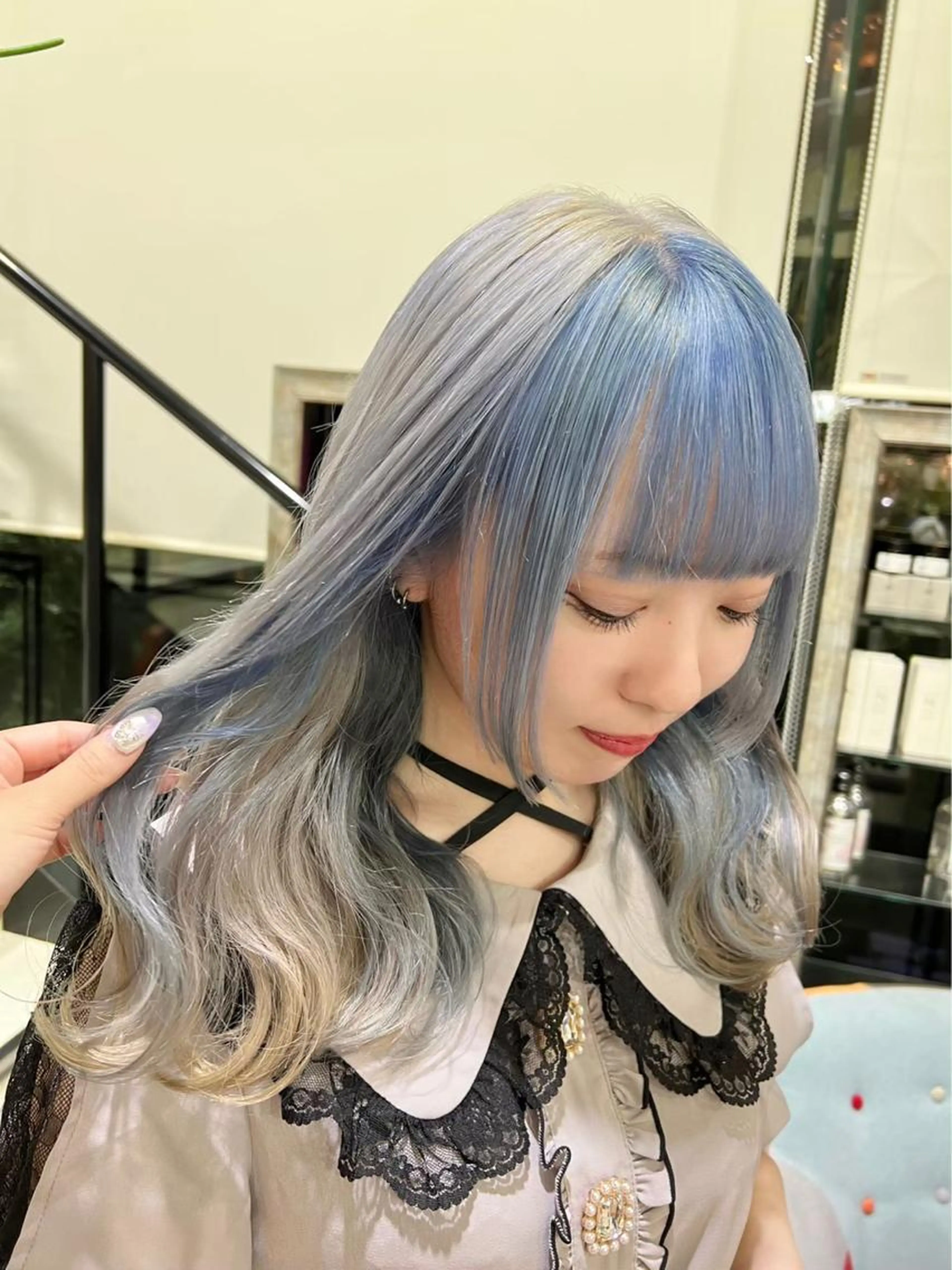 ✨学生人気NO.1✨フェイスフレーミング(ブリーチ込み)+超音波トリートメント付き！🌈の写真