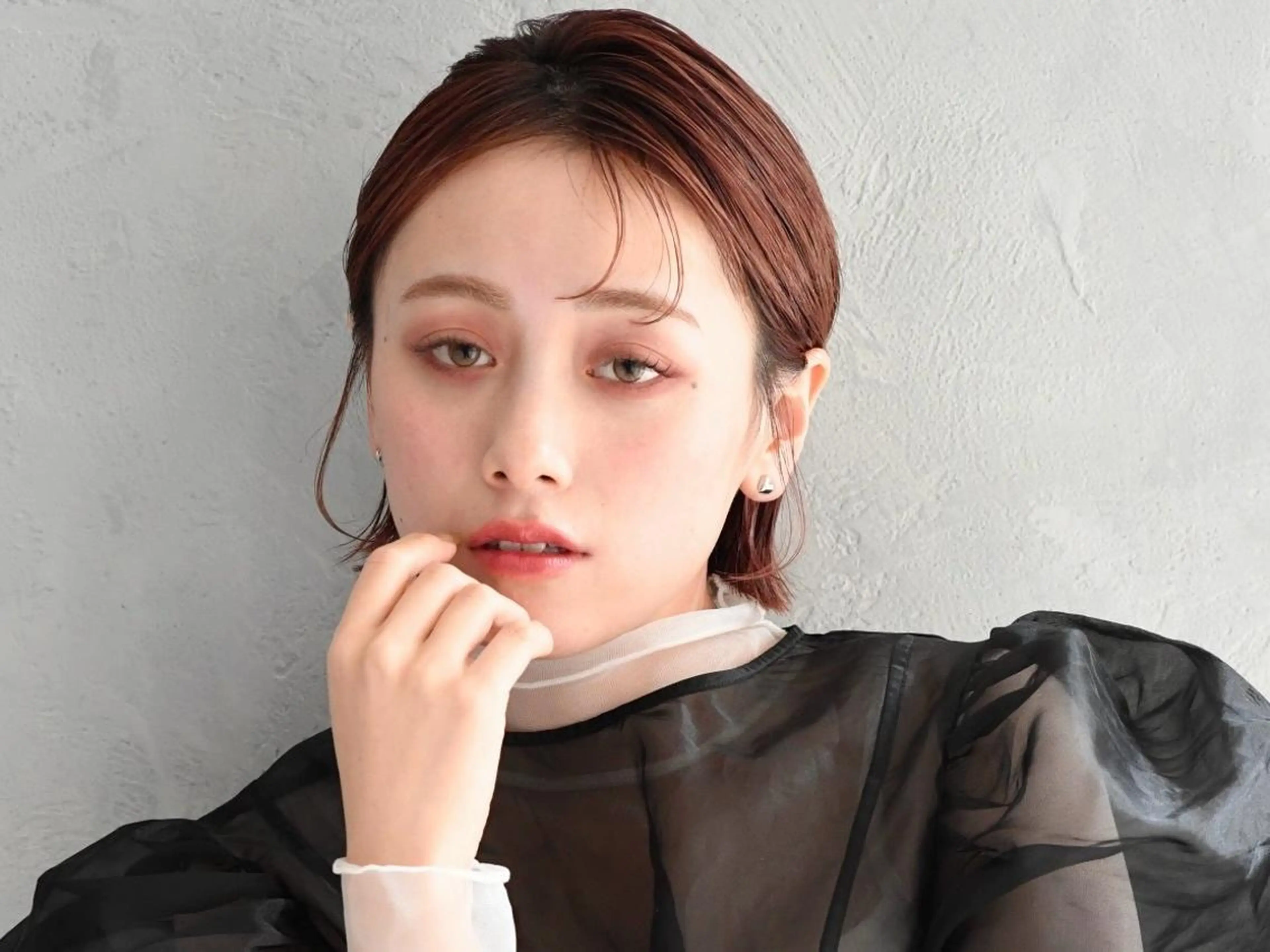 ショート カラー ピンクカラー ショートヘア アース越谷 レイクタウン店のヘアスタイル