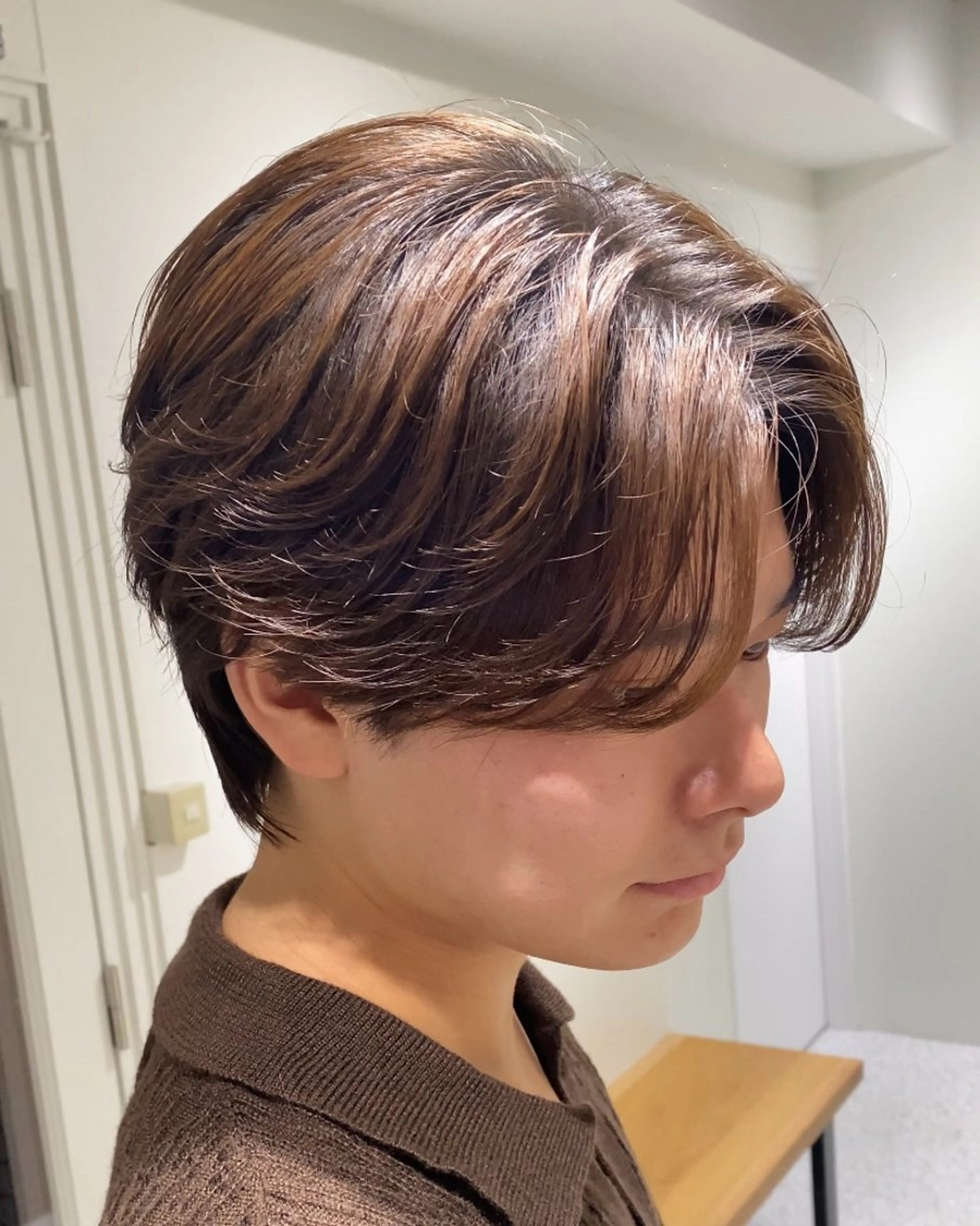 カラー メンズ カット ヘアカラー 高崎 堅心のヘアスタイル