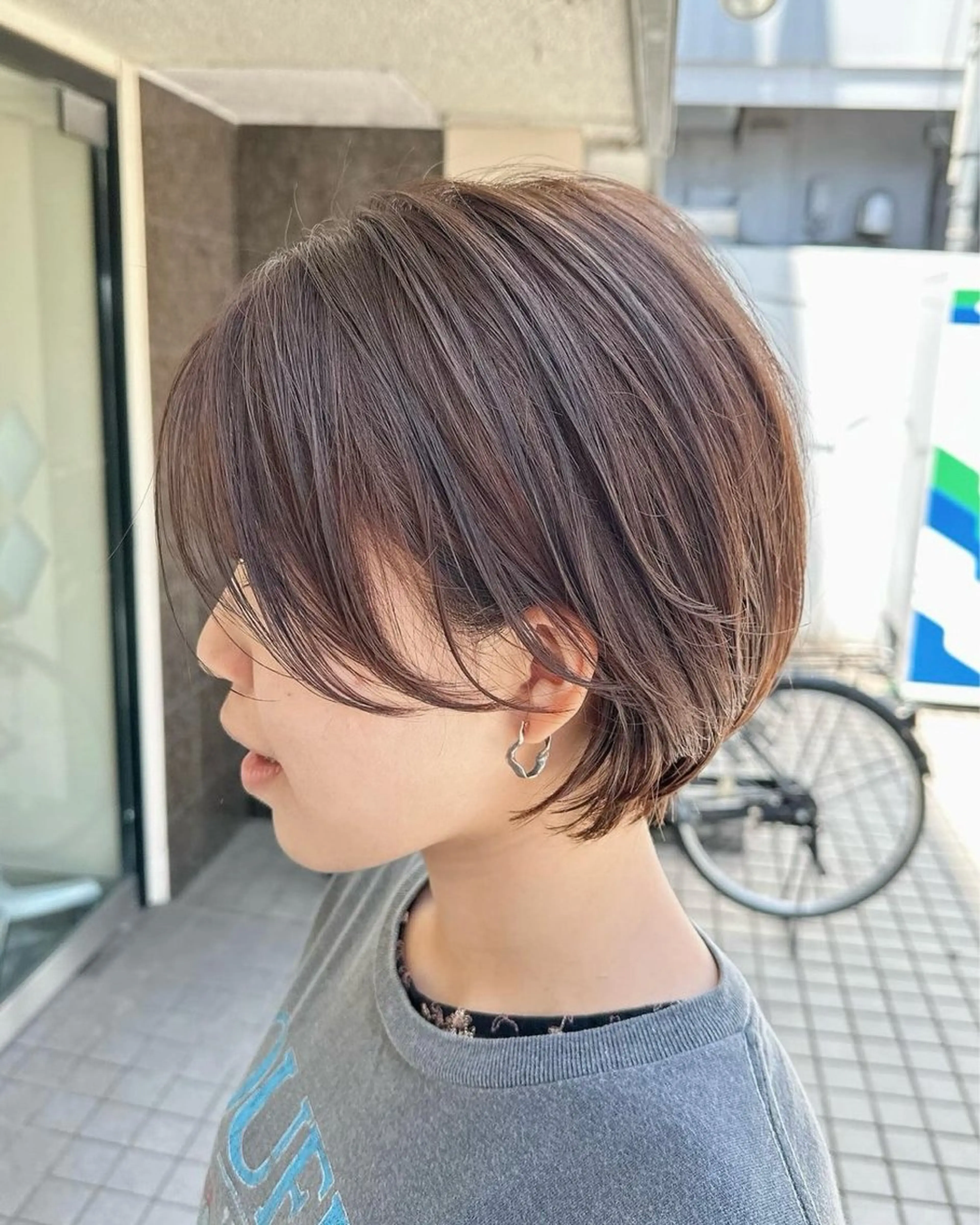 ショート カット ヘアカラー 大人ヘア縮毛矯正 💛mai💛のヘアスタイル