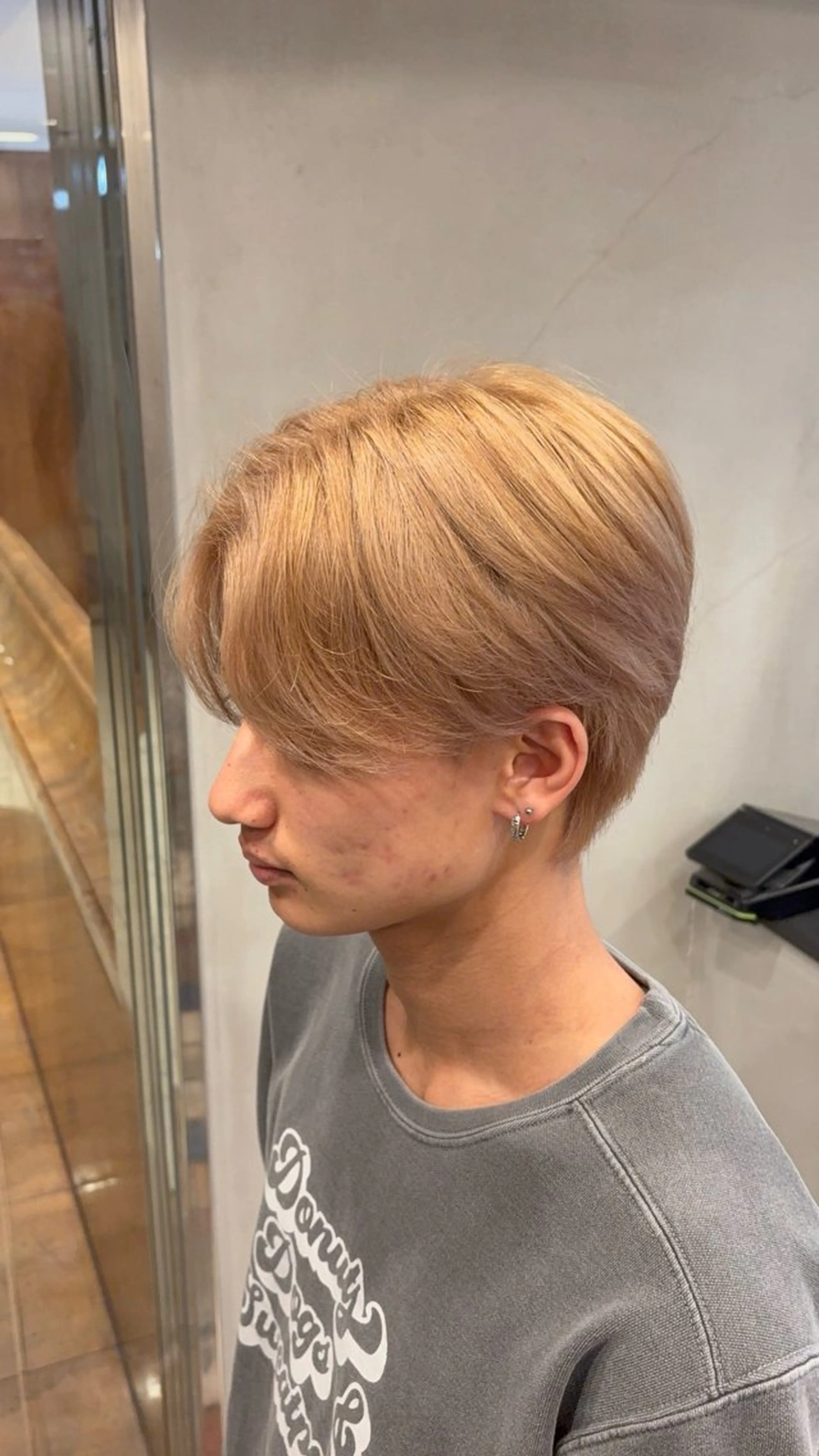 メンズ メンズブリーチ 青木 星翔のヘアスタイル
