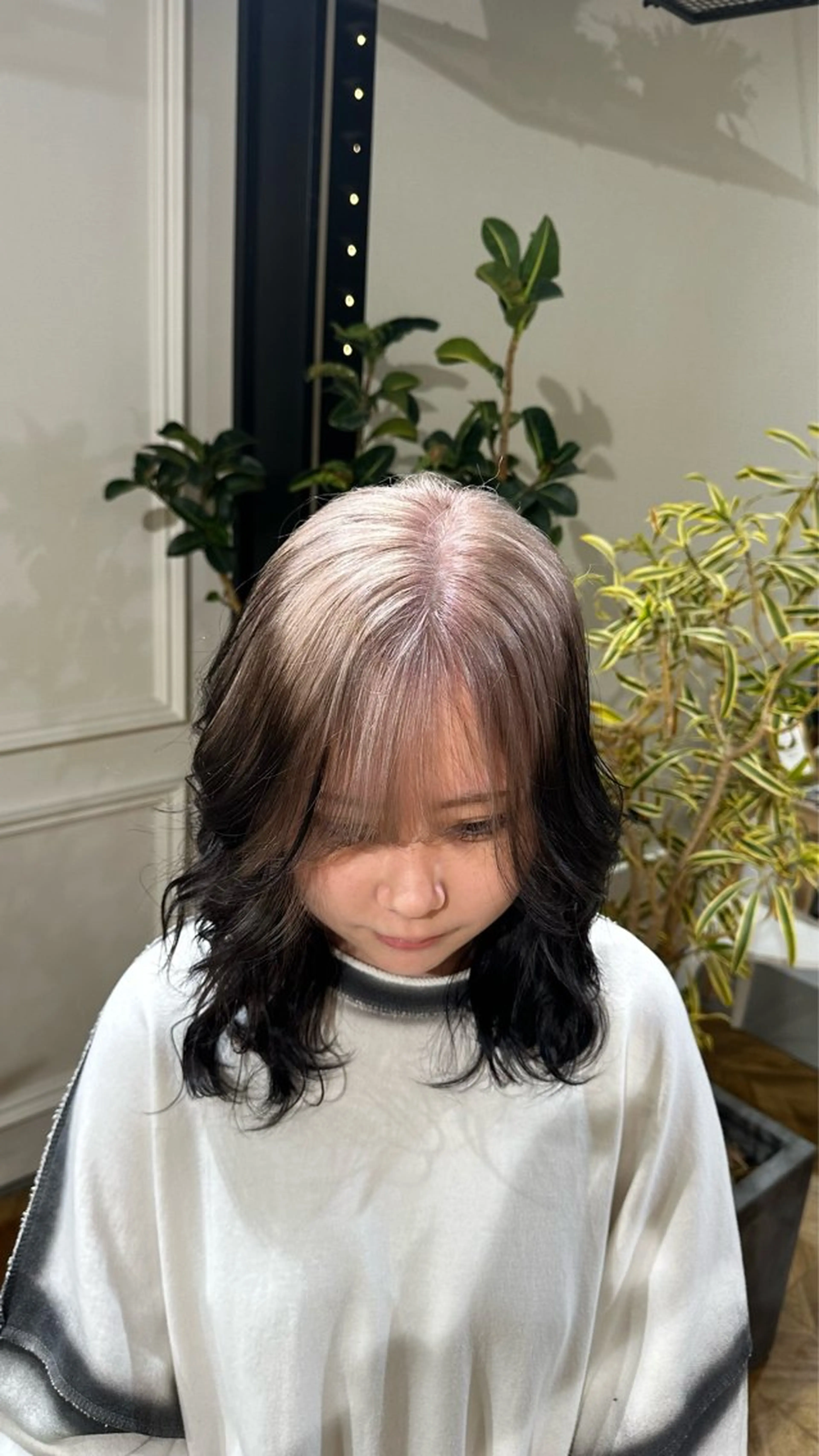 ミディアム 似合わせツヤカラー 【yate'】ユウナのヘアスタイル