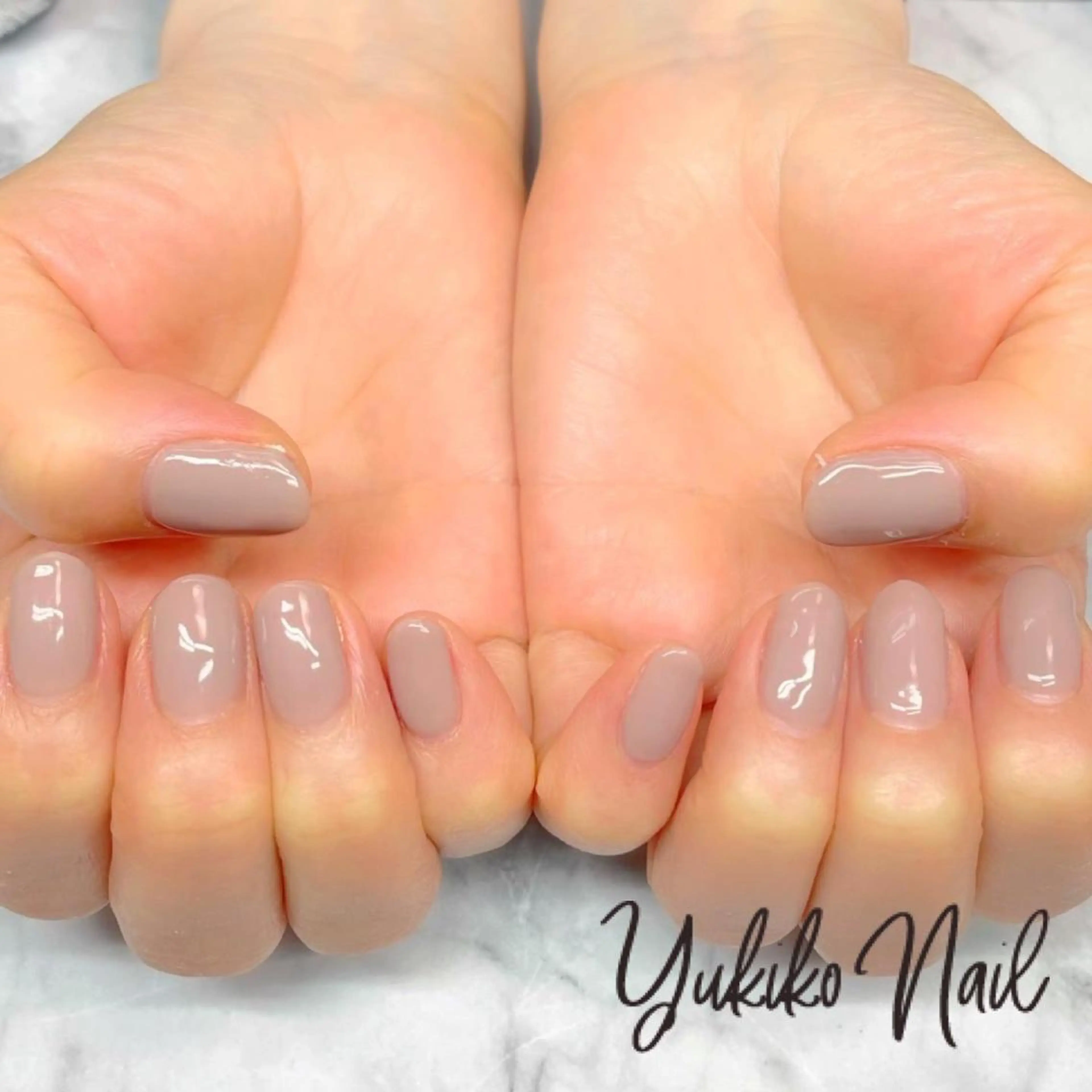 ネイル ワンカラーネイル ハンドネイル ユキコ ネイルのネイルデザイン