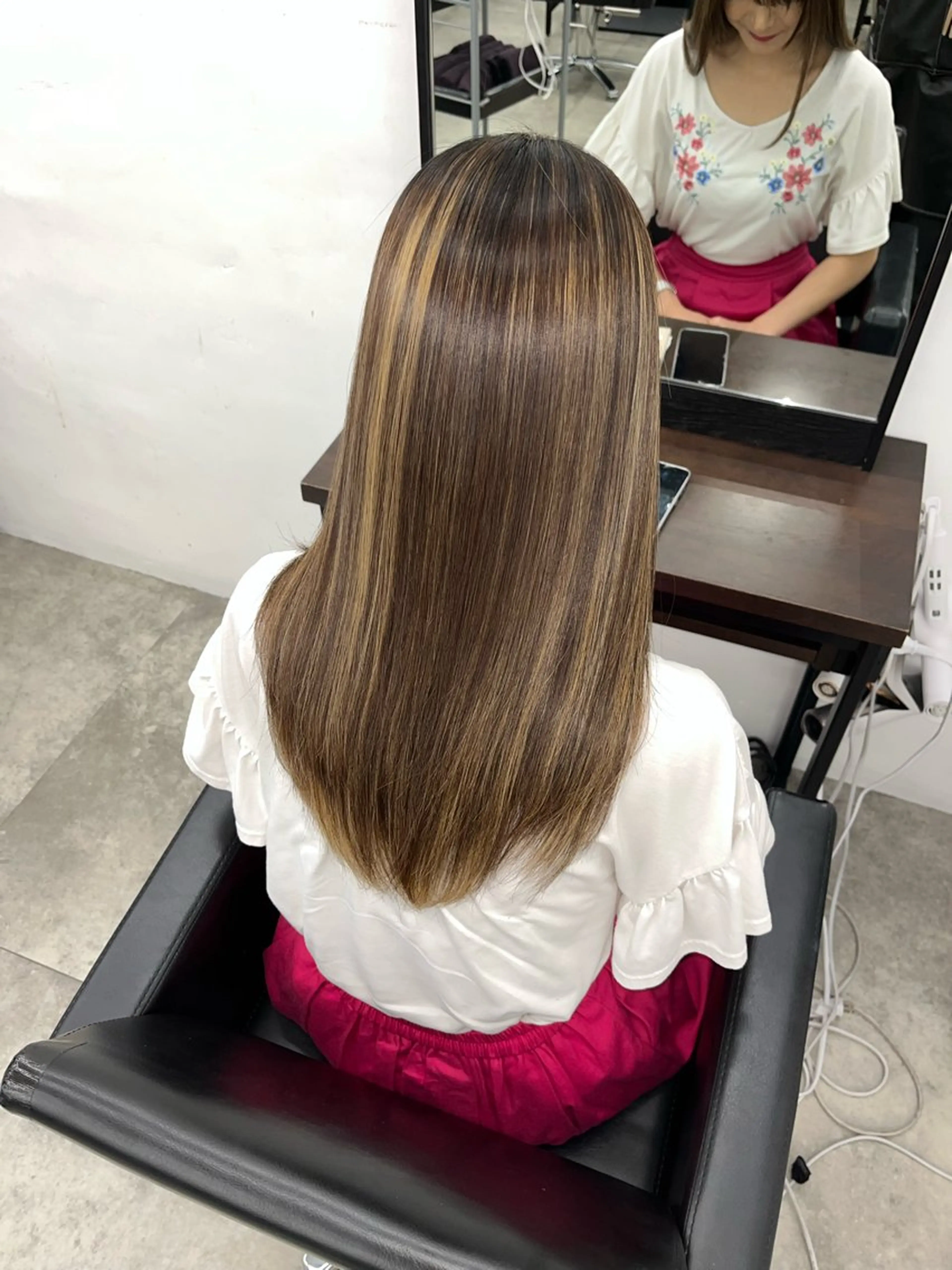 ロング 縮毛矯正 トリートメント 髪質改善/艶髪特化 /透明感✨️こうめいのヘアスタイル
