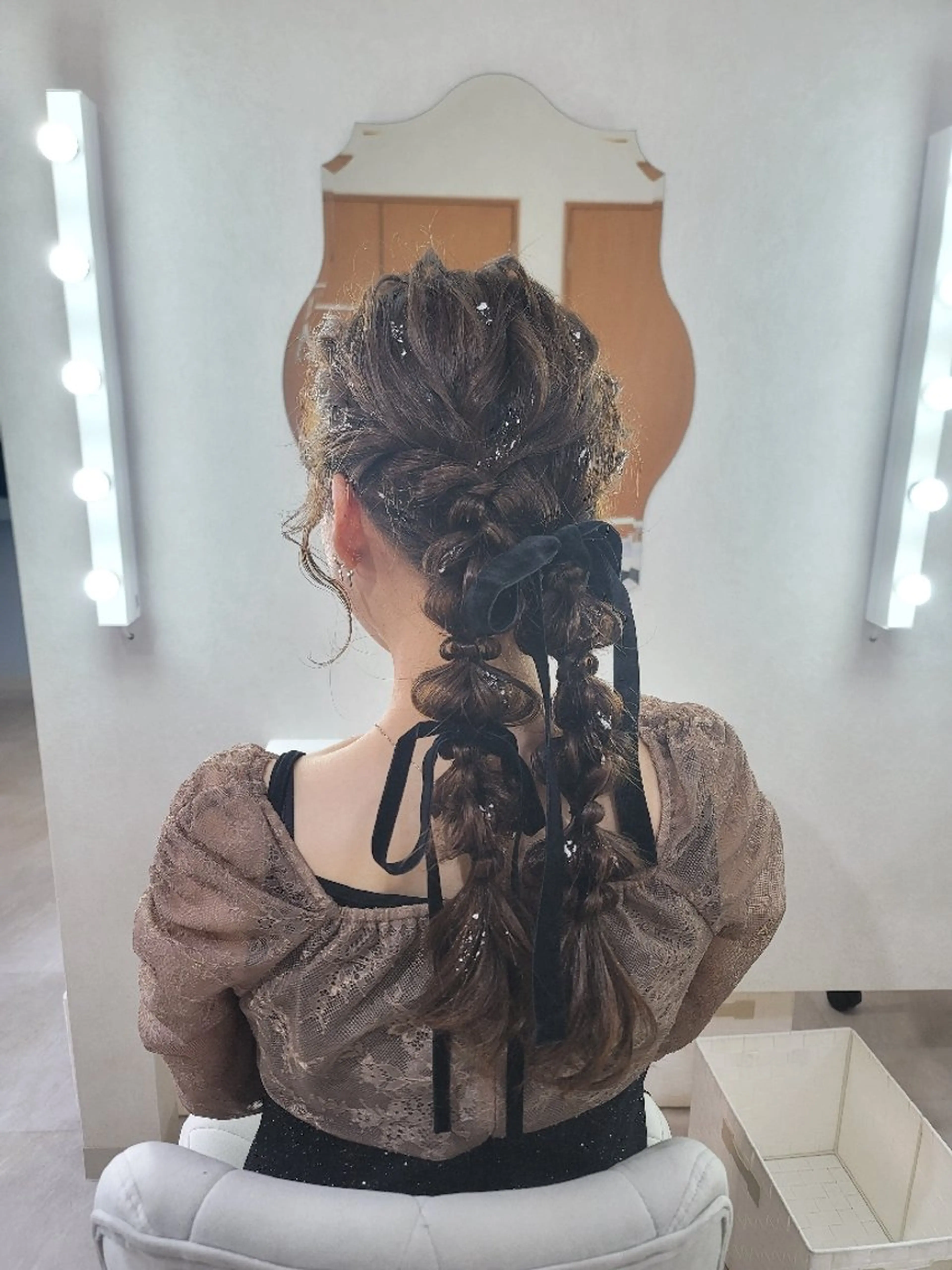 似合わせヘアセットの写真