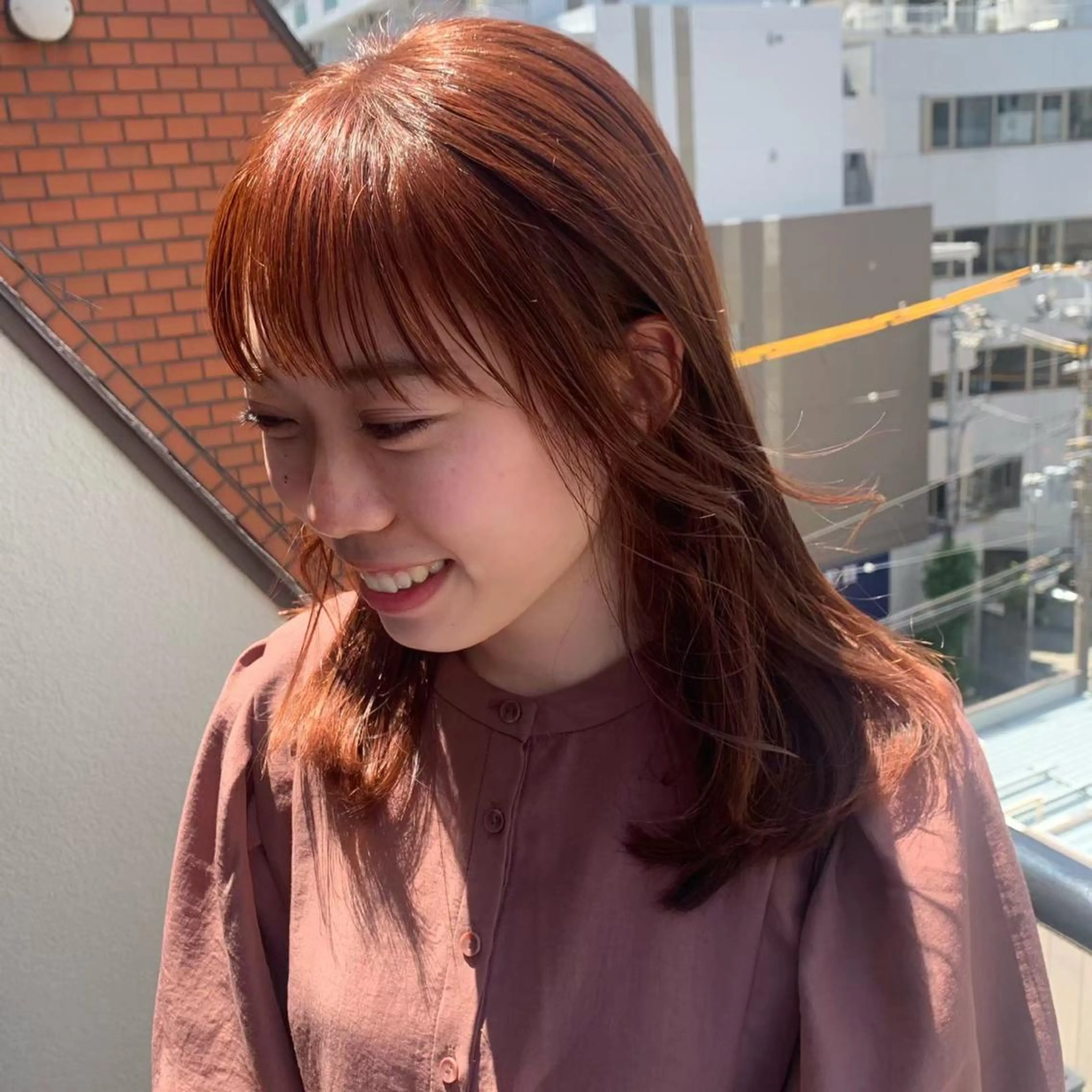 ショート ショートボブ 韓国風カラー ボブ ハイライト 髪質改善 hair terra ce M奈良店のヘアスタイル