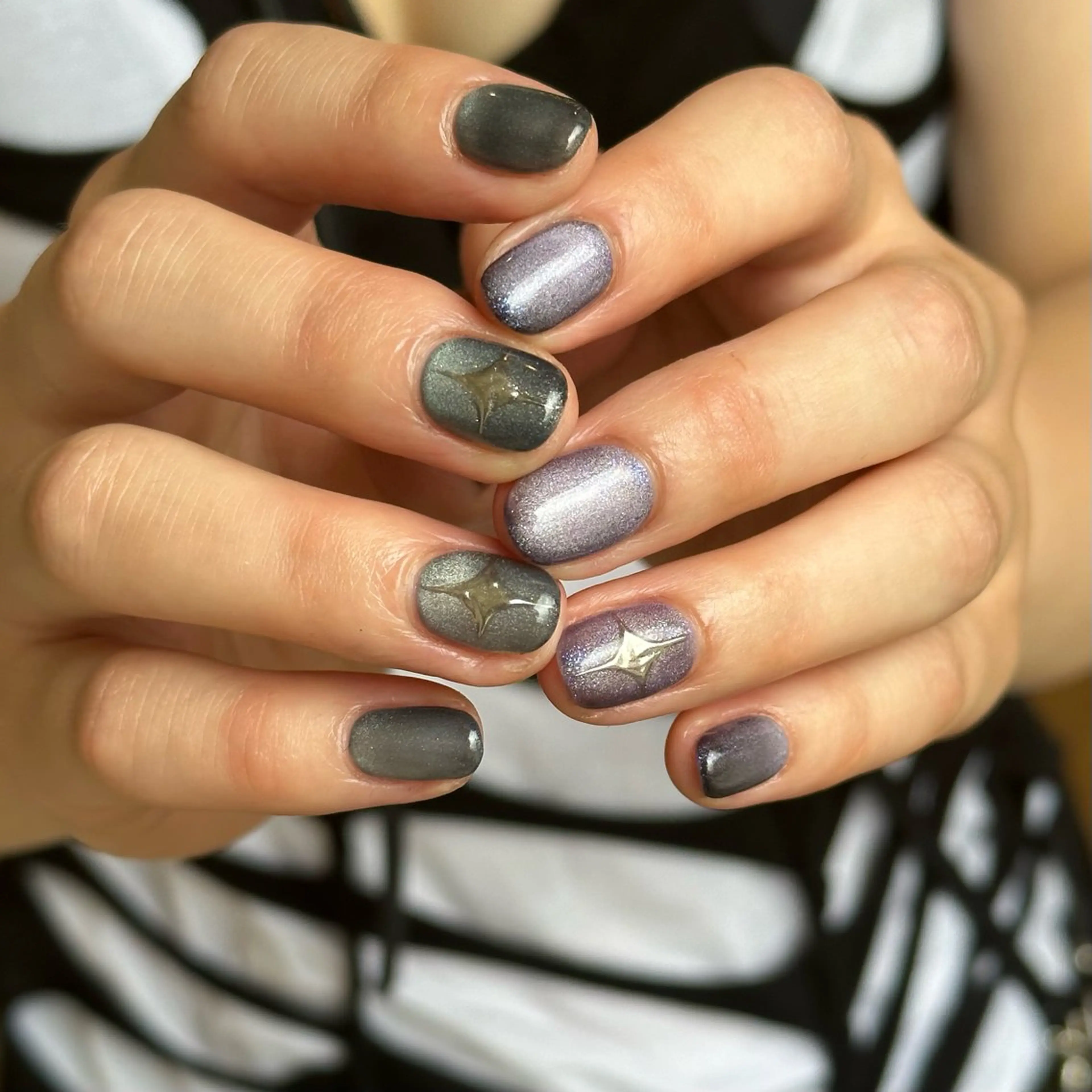 ネイル マグネットネイル ハンドネイル ar. harajukuのネイルデザイン