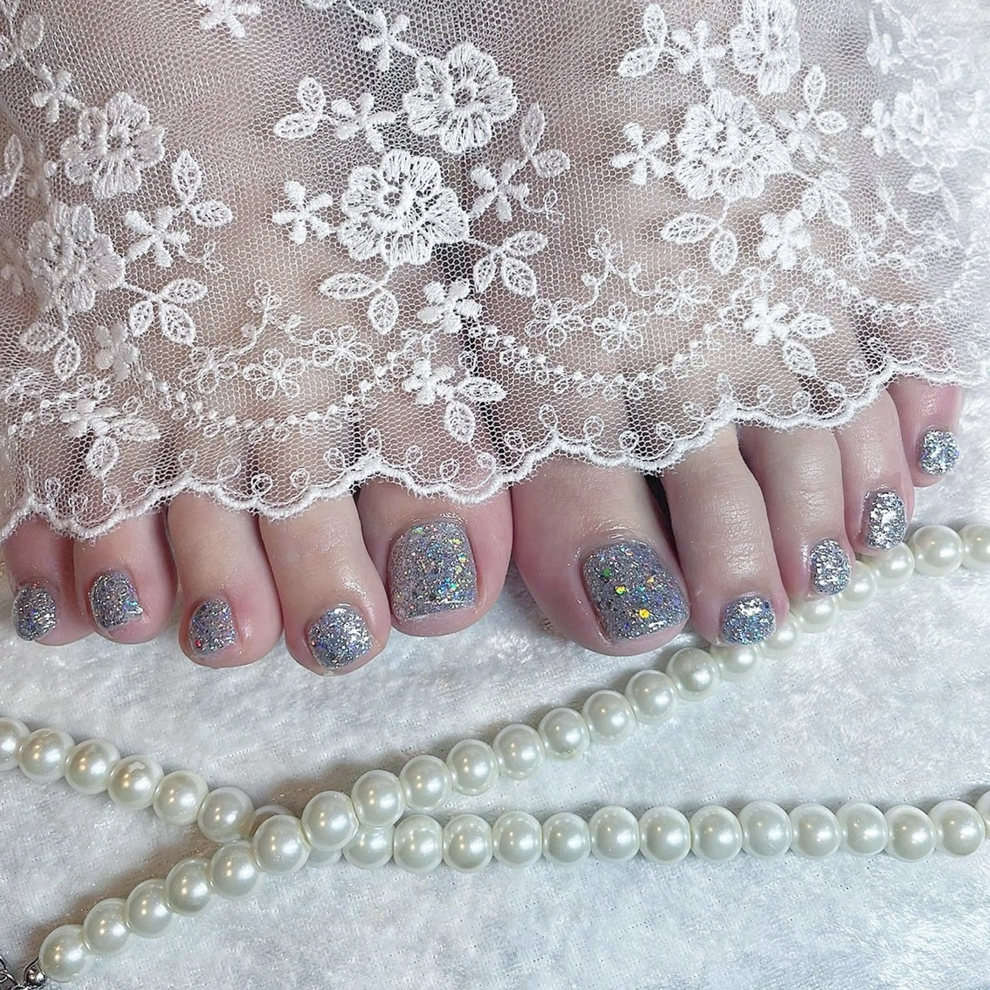 【通常メニュー】フットワンカラー(オフ無)🦋【選べる50色以上😊】の写真