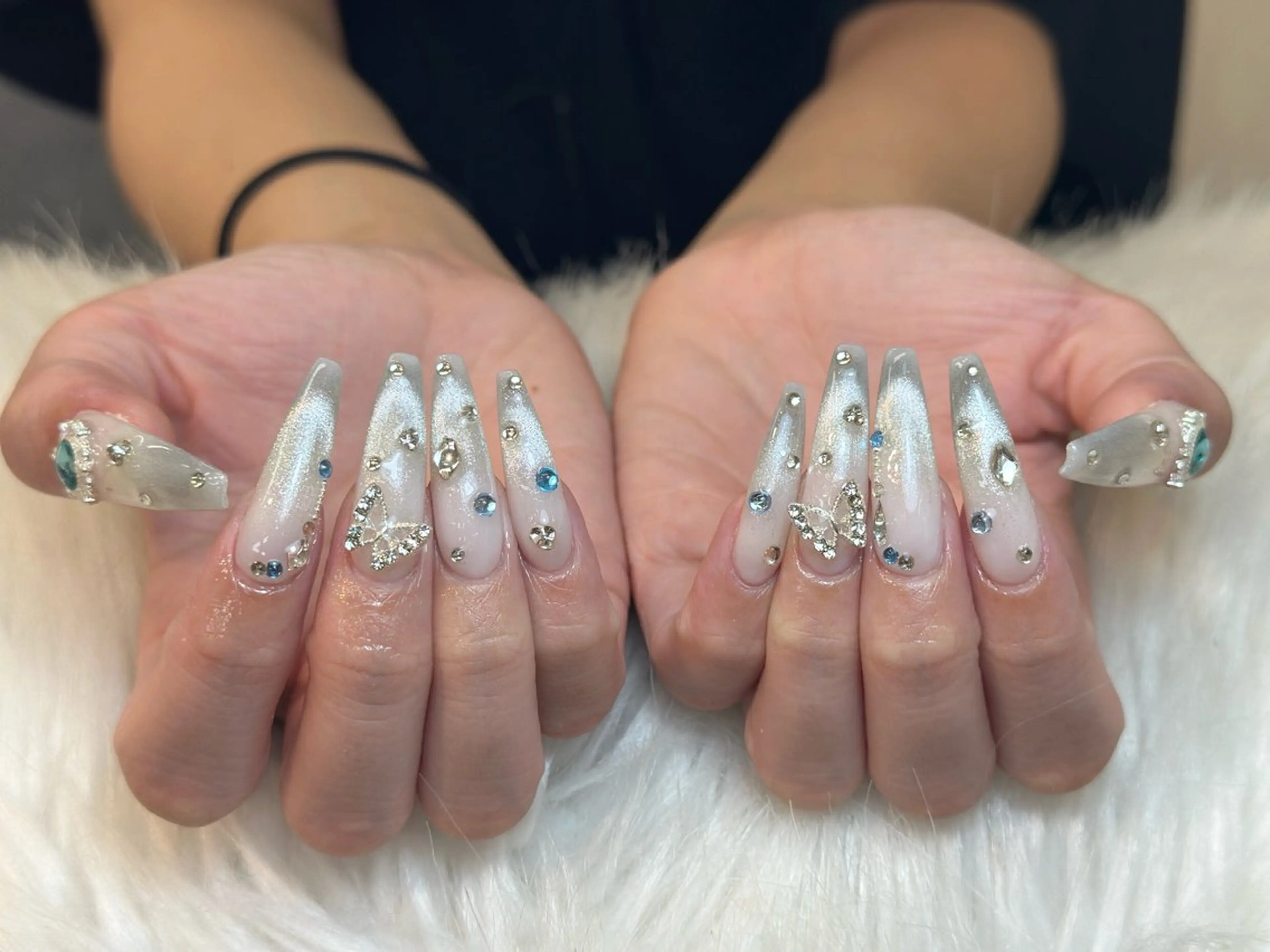 ネイル アートネイル ジェルネイル マグネットネイル ハンドネイル JennNail_ マオのネイルデザイン