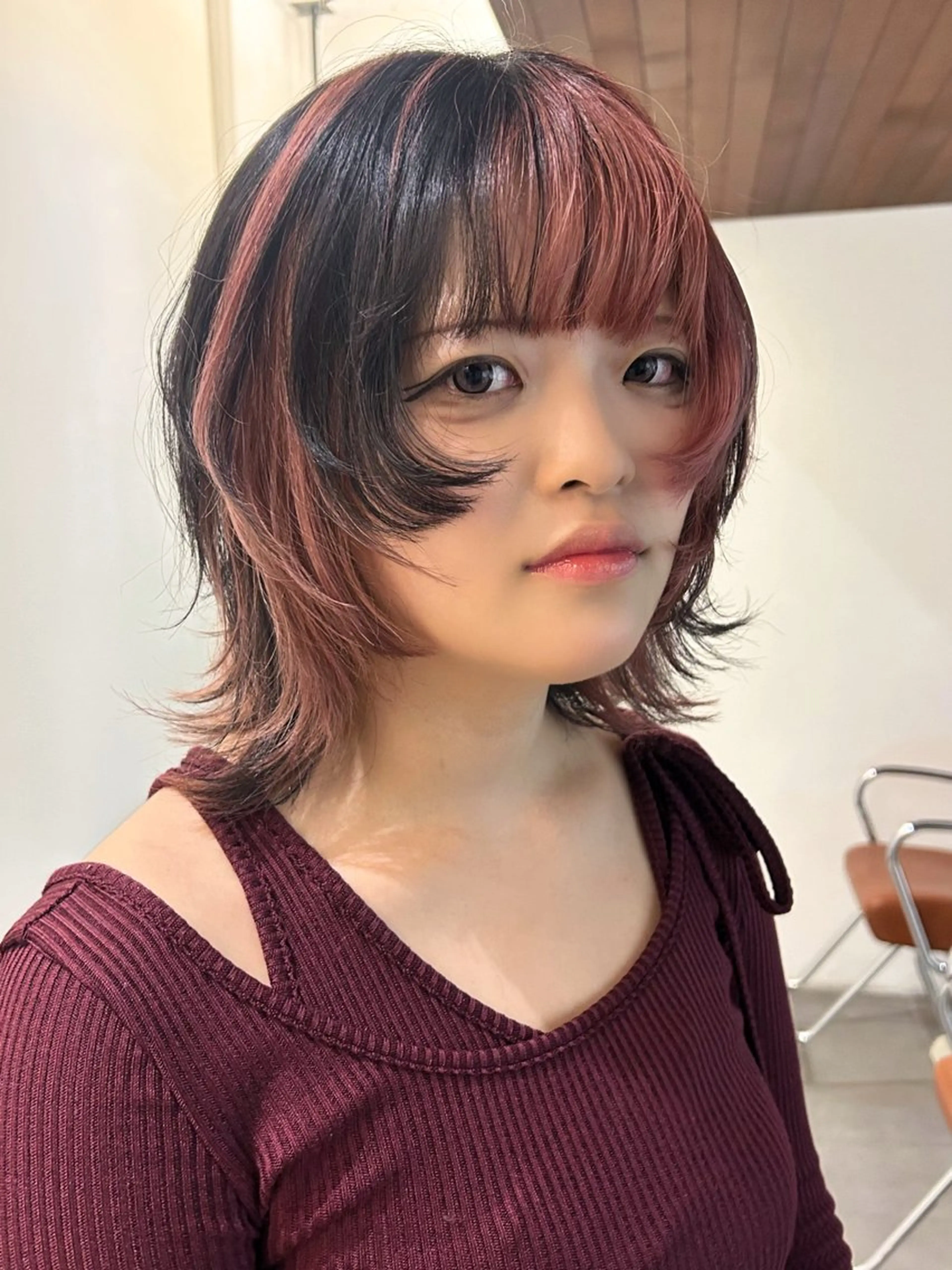 ミディアム ウルフカット Arai Kaho ５月🈵のヘアスタイル